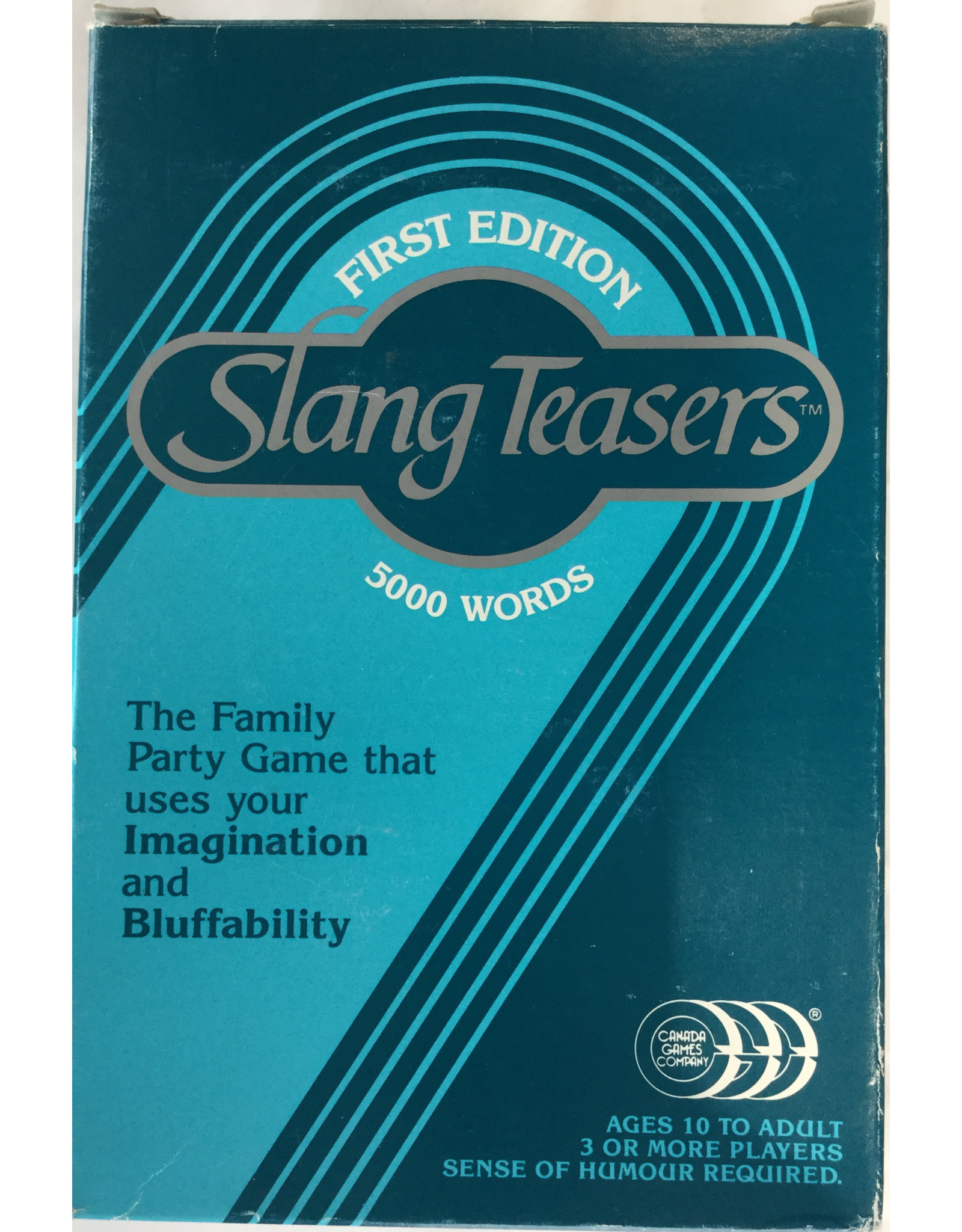 Canada Games Slang Teasers 1st Edition (1983)