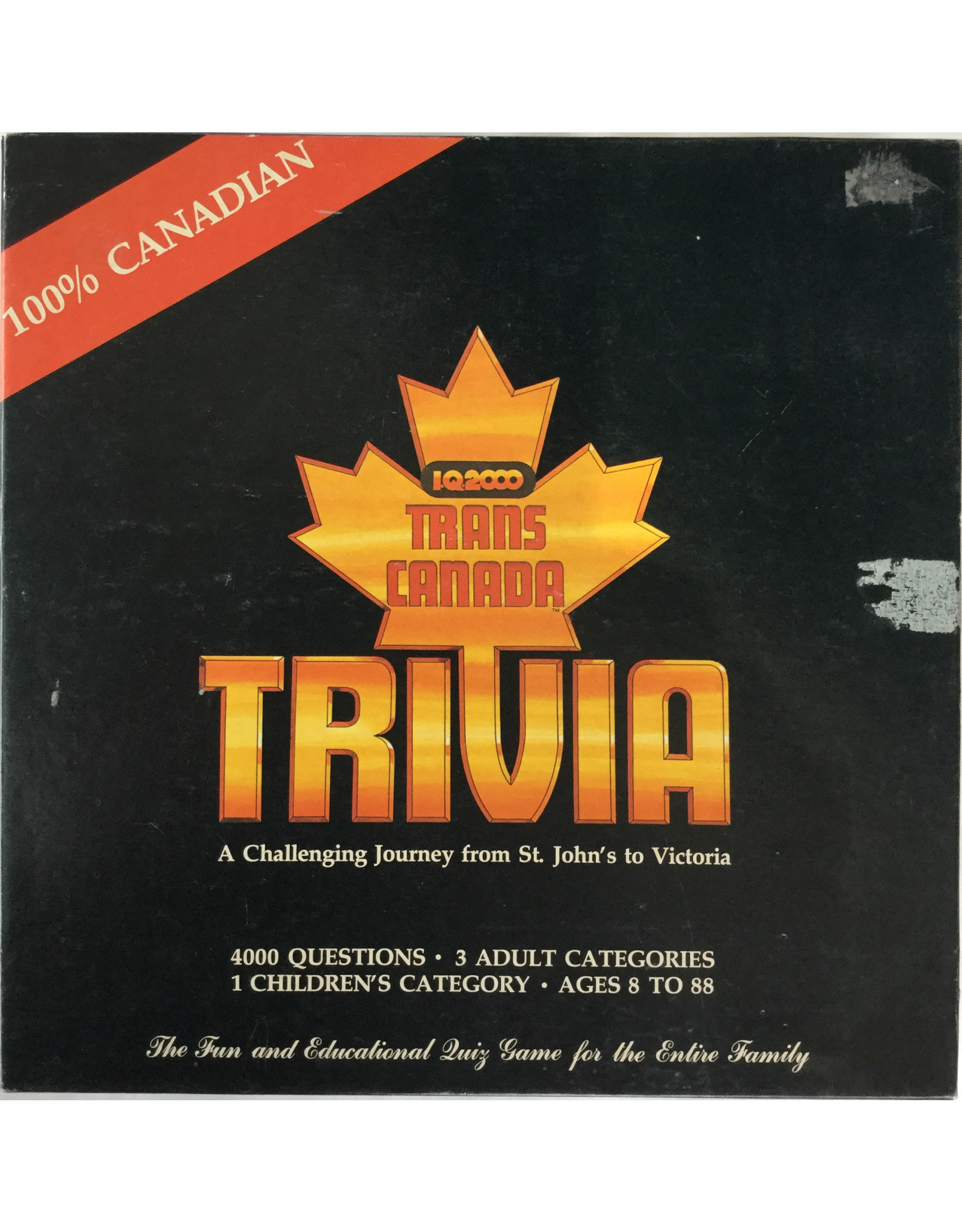 Playtoy Industries IQ 2000 TransCanada Trivia