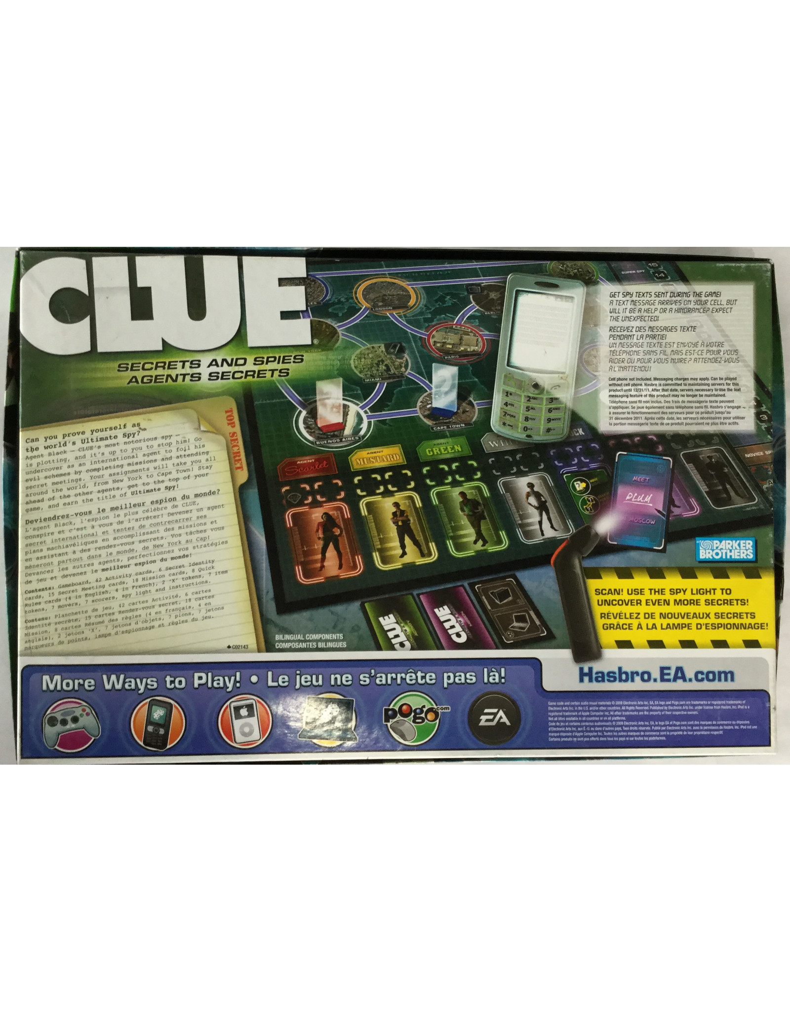 Hasbro Clue: Secrets and Spies (2009)