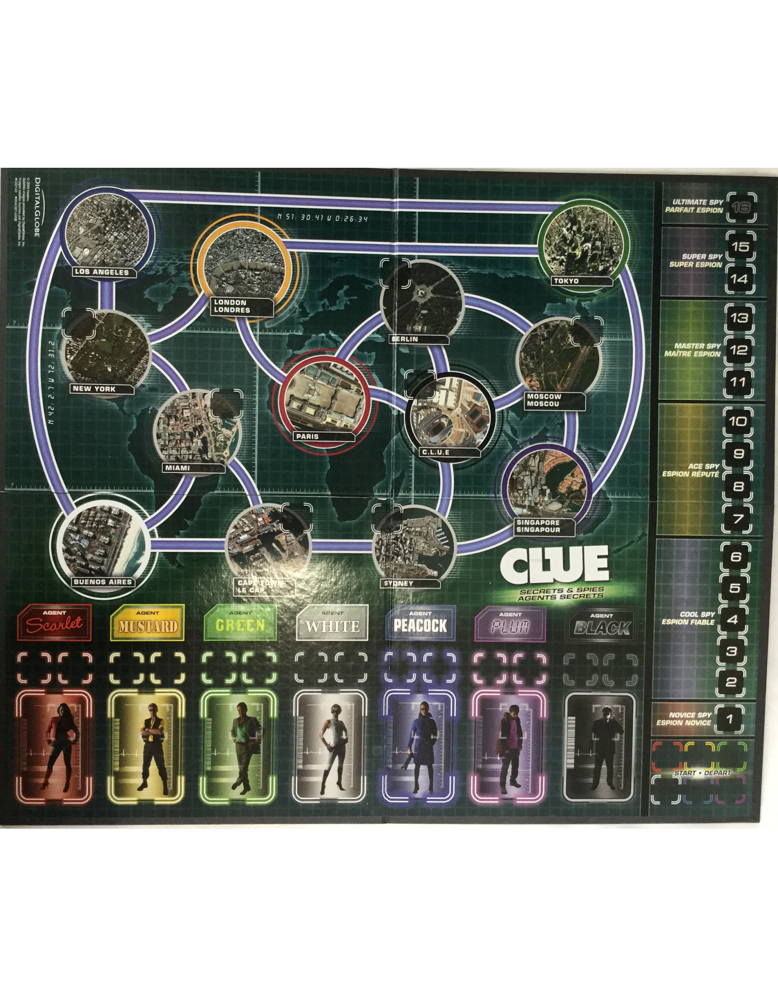 Hasbro Clue: Secrets & Spies (2009) (used)