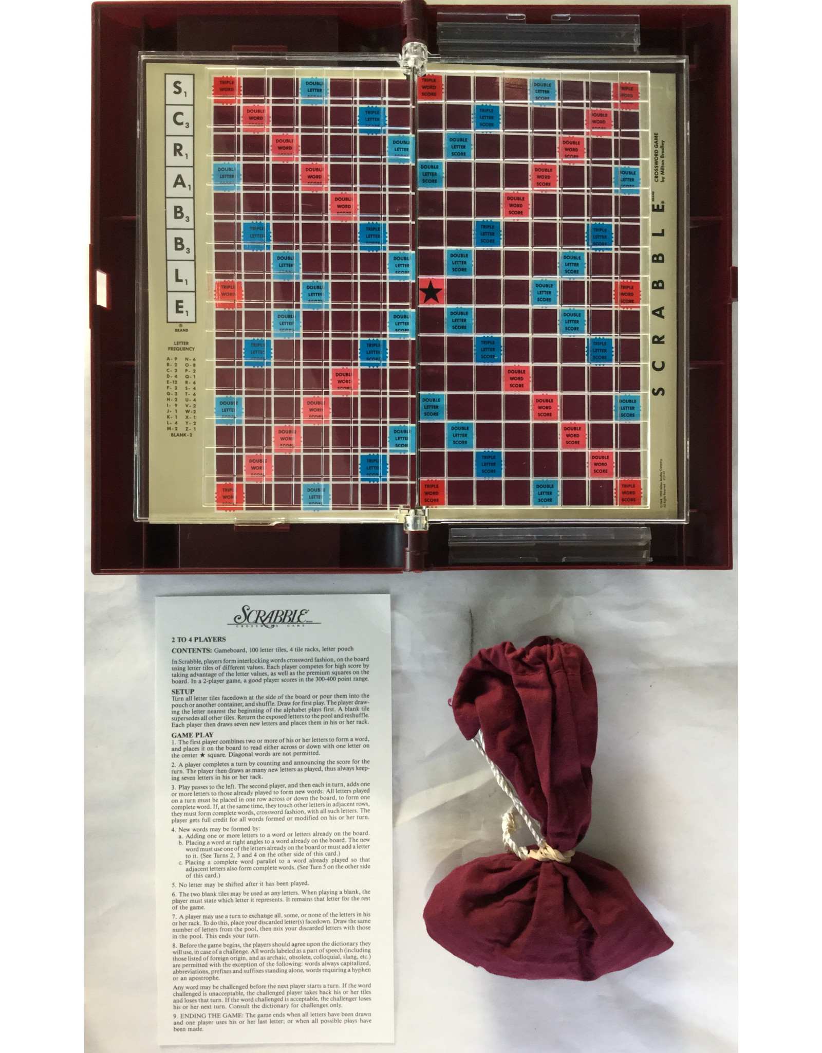 MILTON BRADLEY Scrabble Deluxe Travel Edition (1999)