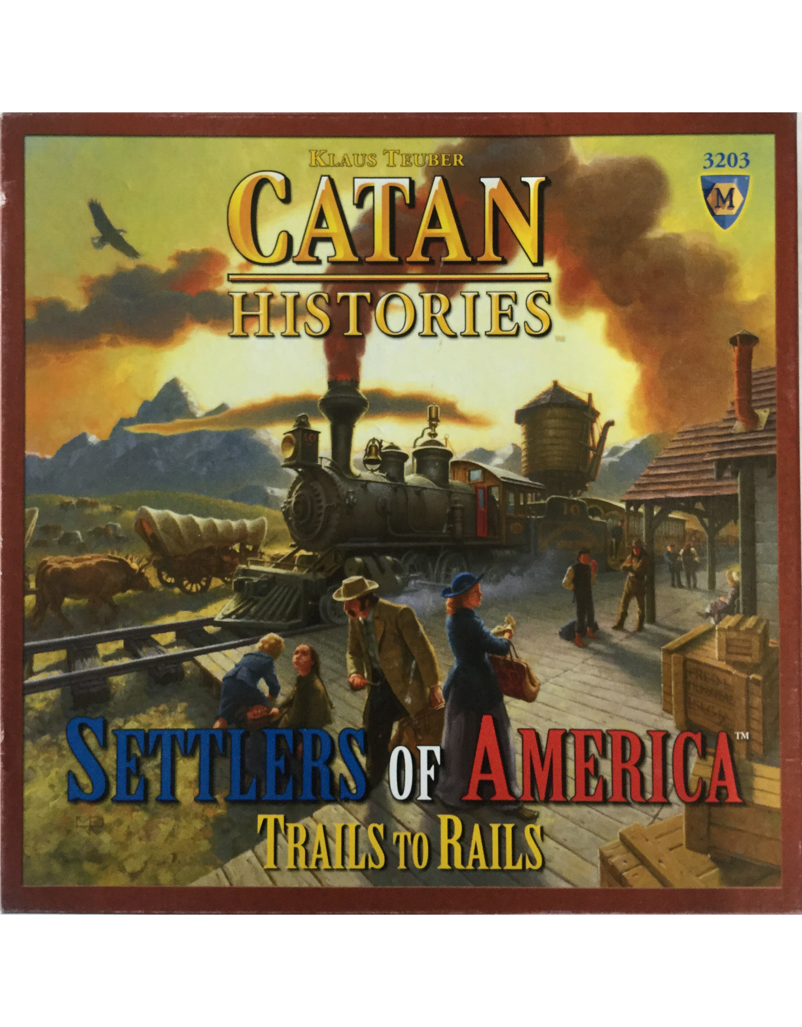 Mayfair Catan Histories Settlers of America Trails to Rails (2010)