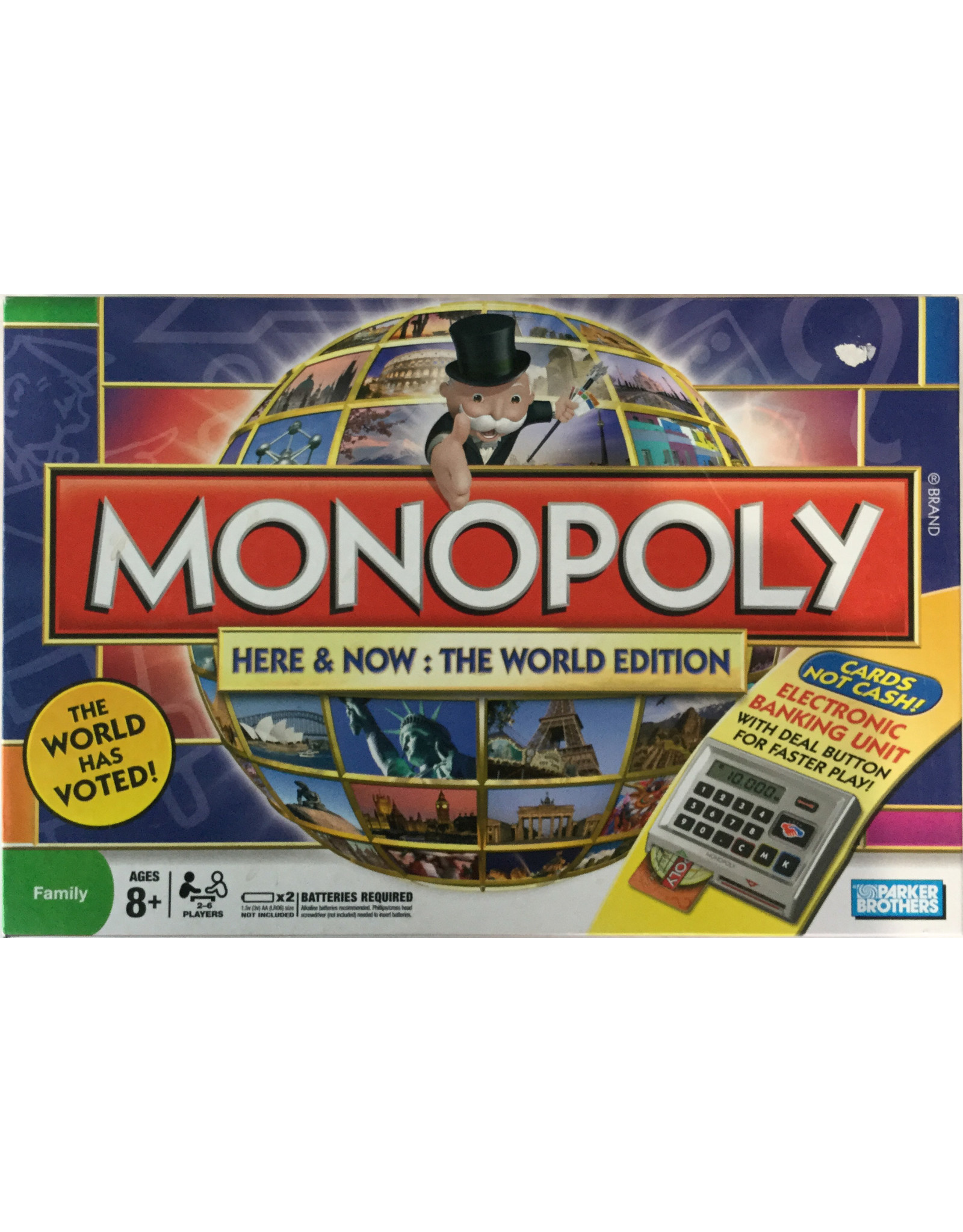 PARKER BROTHERS Monopoly: Here and Now: World Edition (2005)