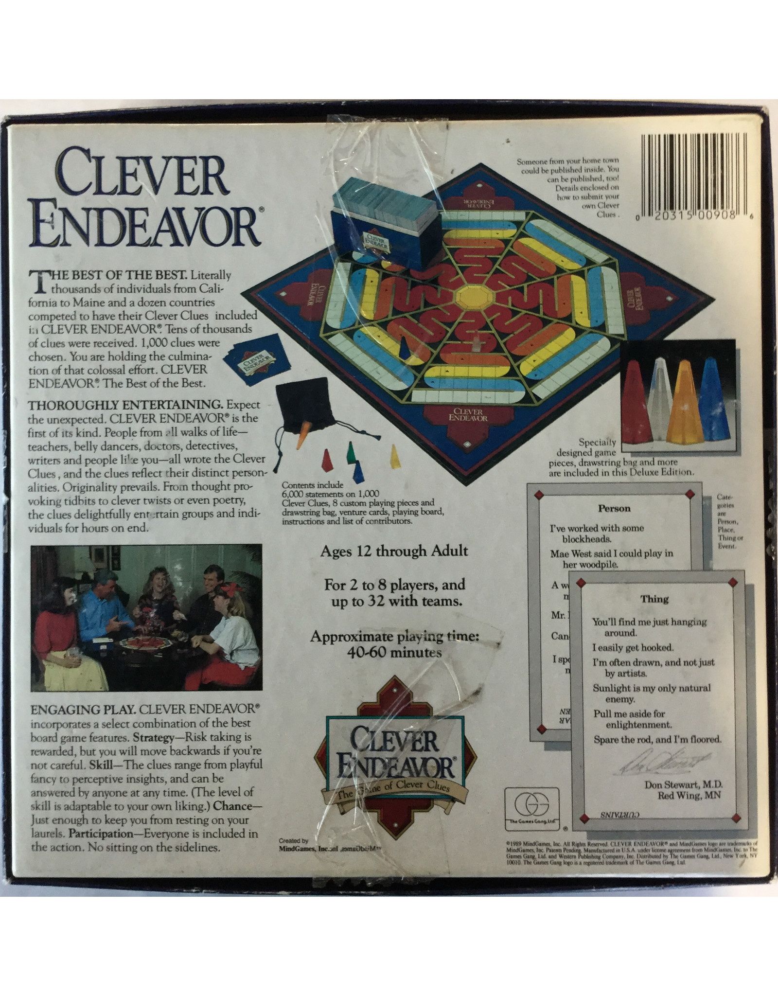 The Games Gang Clever Endeavor (1989)
