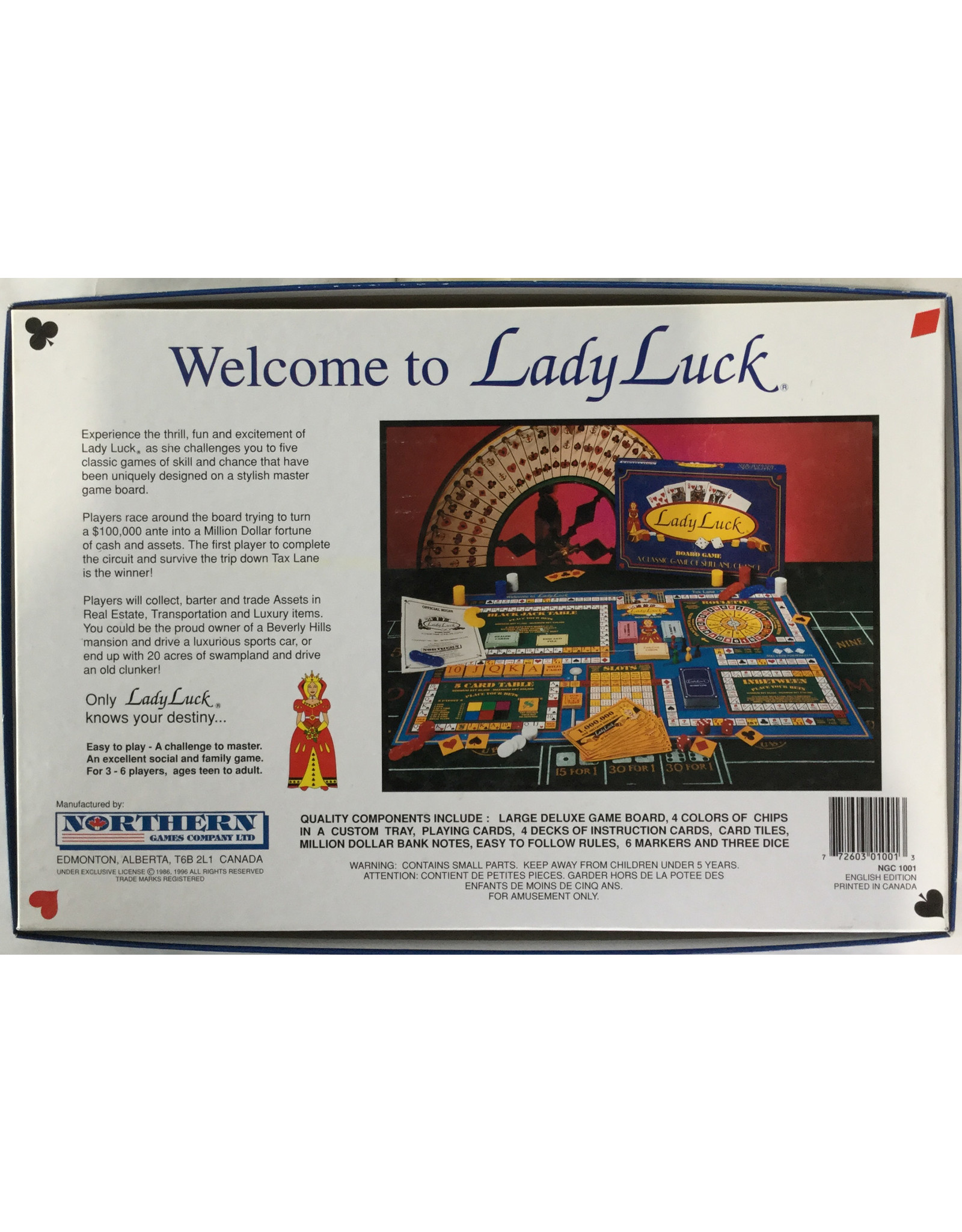 Northern Games Company Lady Luck (1986)