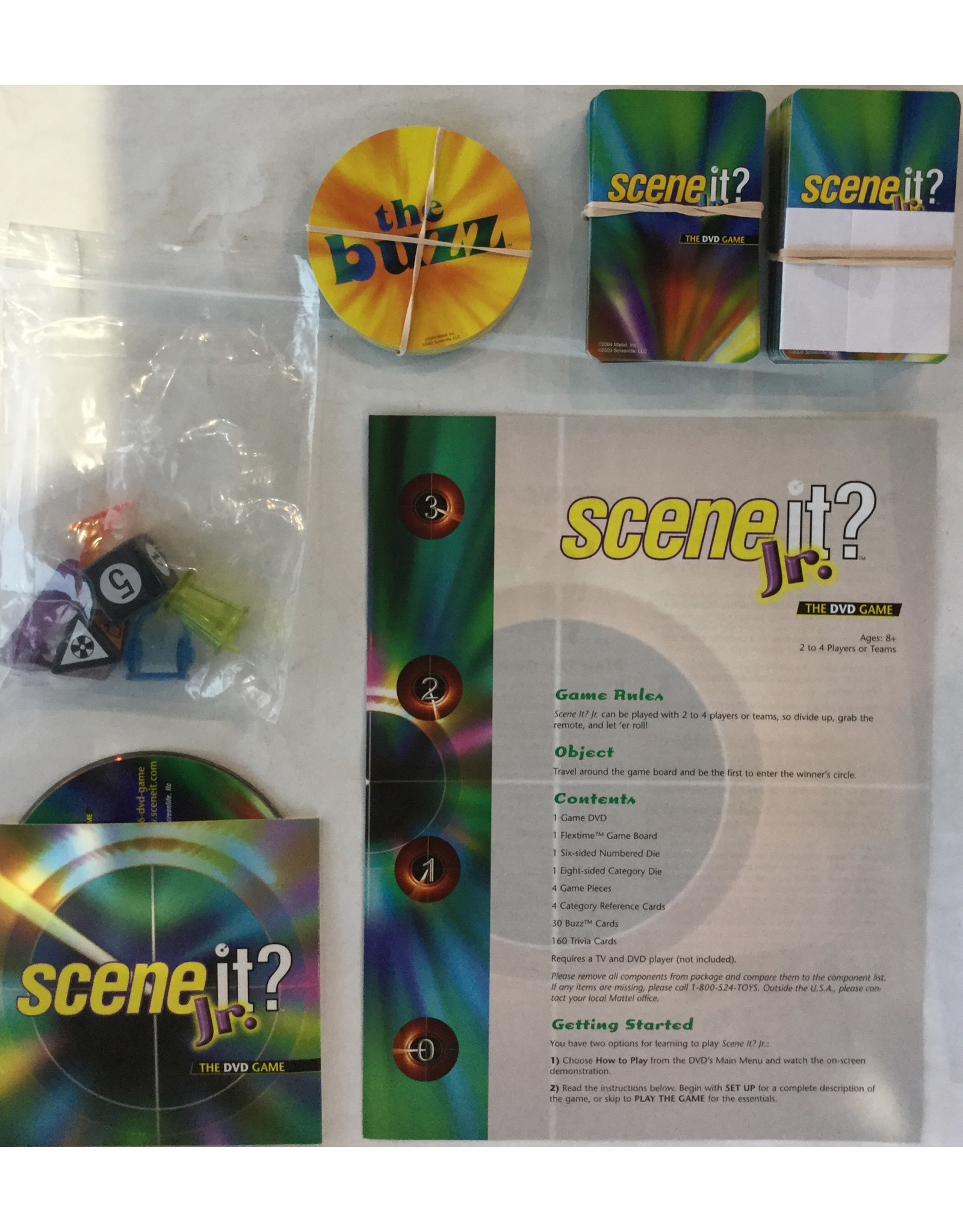 Mattel Scene it? Jr. (2003) (dvd game) (used)