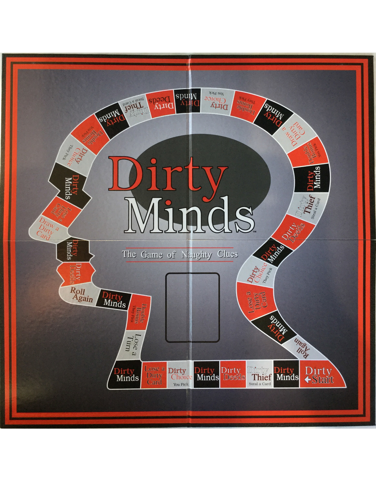 TDC Games Dirty Minds: The Game of Naughty Clues (1990) (made in 2006) (used)