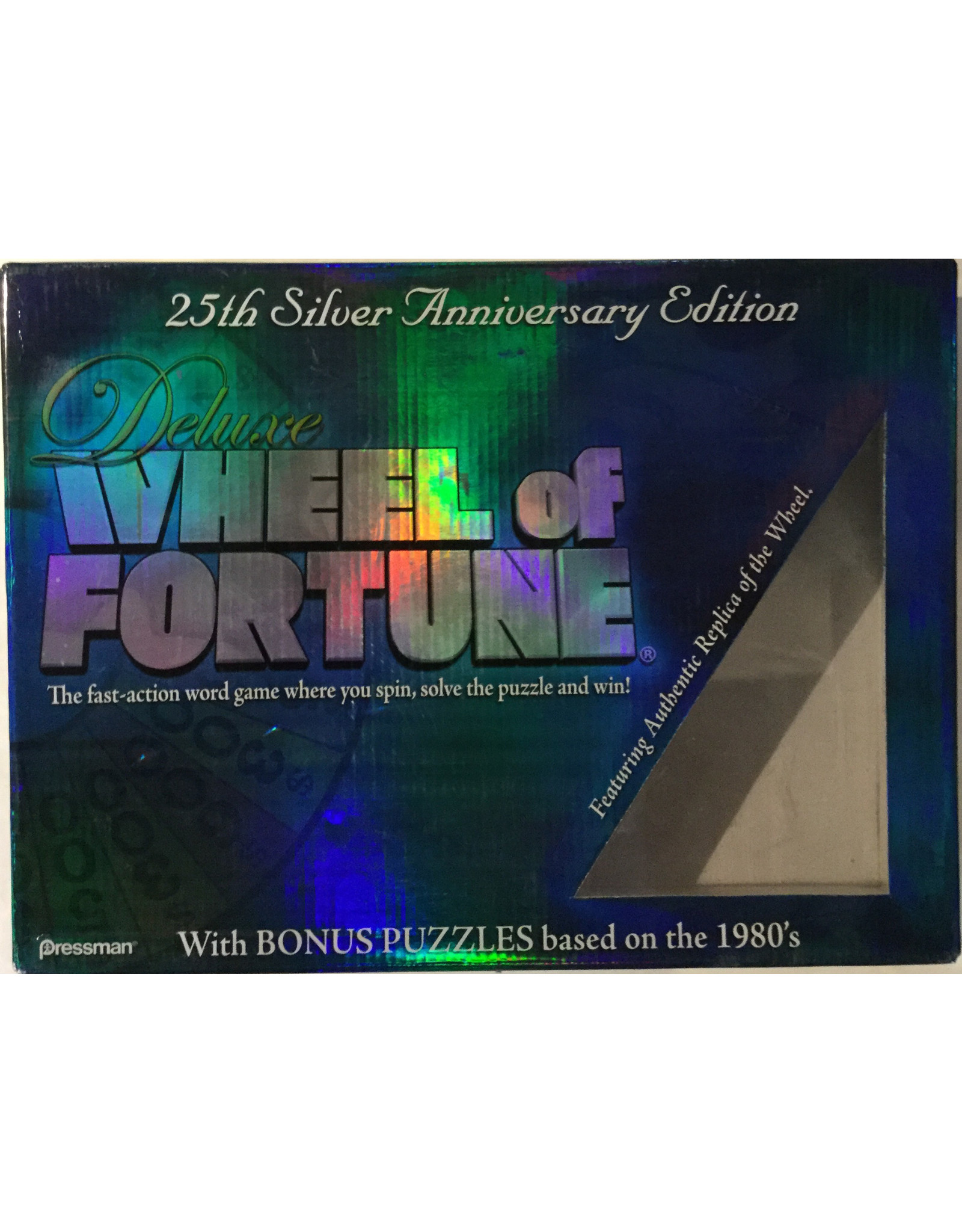 Pressman Wheel Of Fortune Deluxe (1986) (25th Silver Anniversary Edition) (Made in 2007) (used)