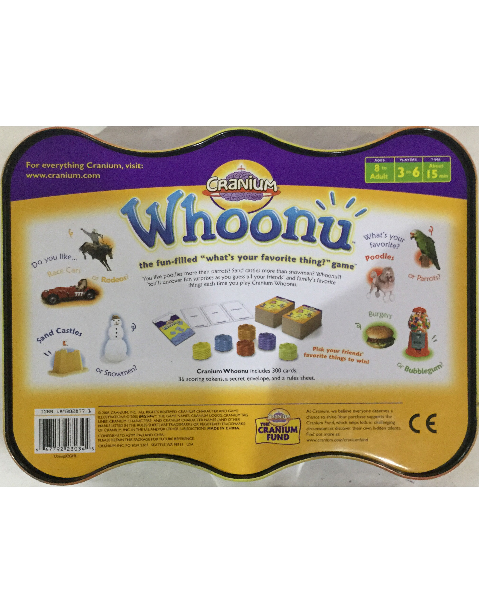Cranium Whoonu Usedgames.ca