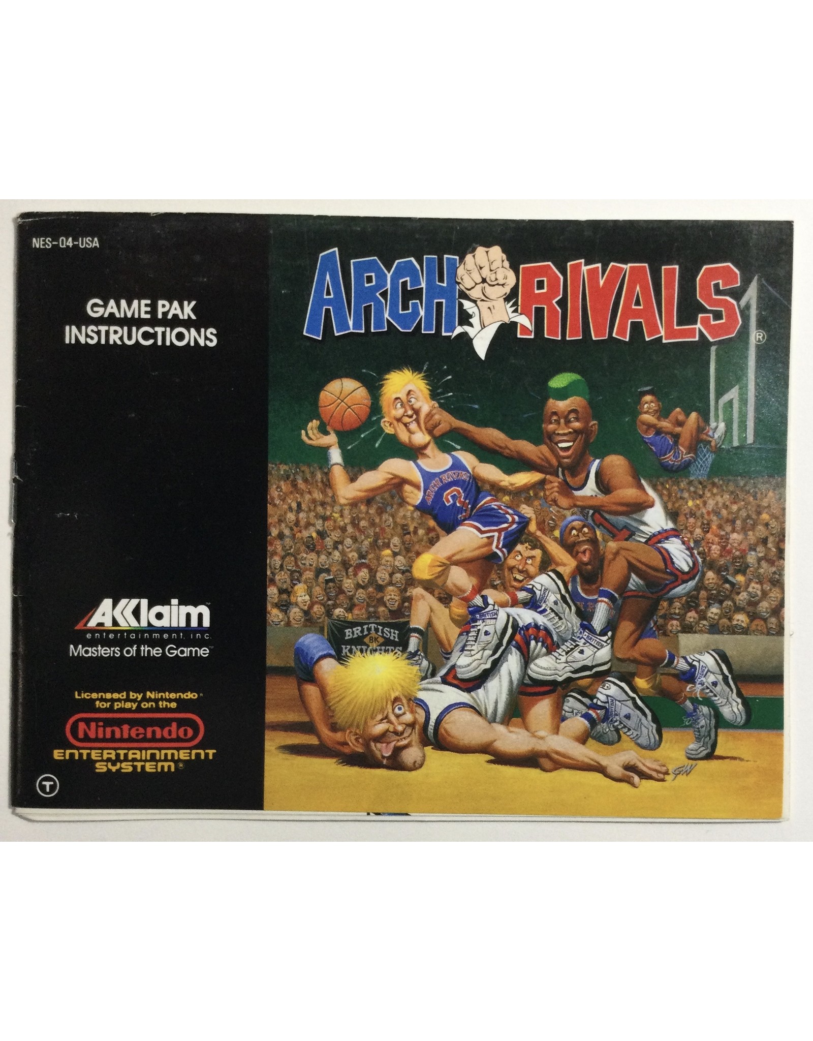 ACCLAIM Arch Rivals a Basketball Brawl for Nintendo Entertainment system (NES)