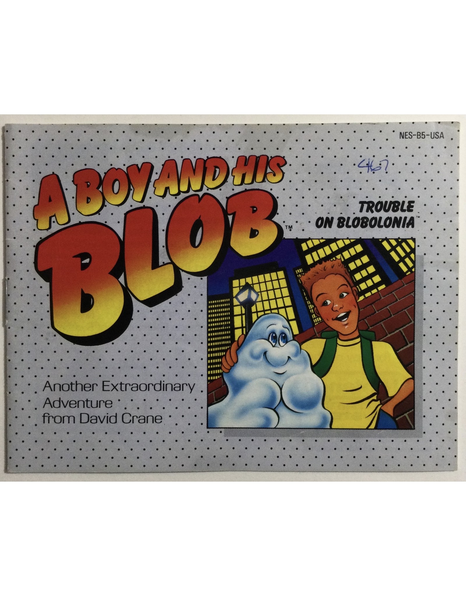 Absolute Entertainment A Boy and His Blob for Nintendo Entertainment system (NES)
