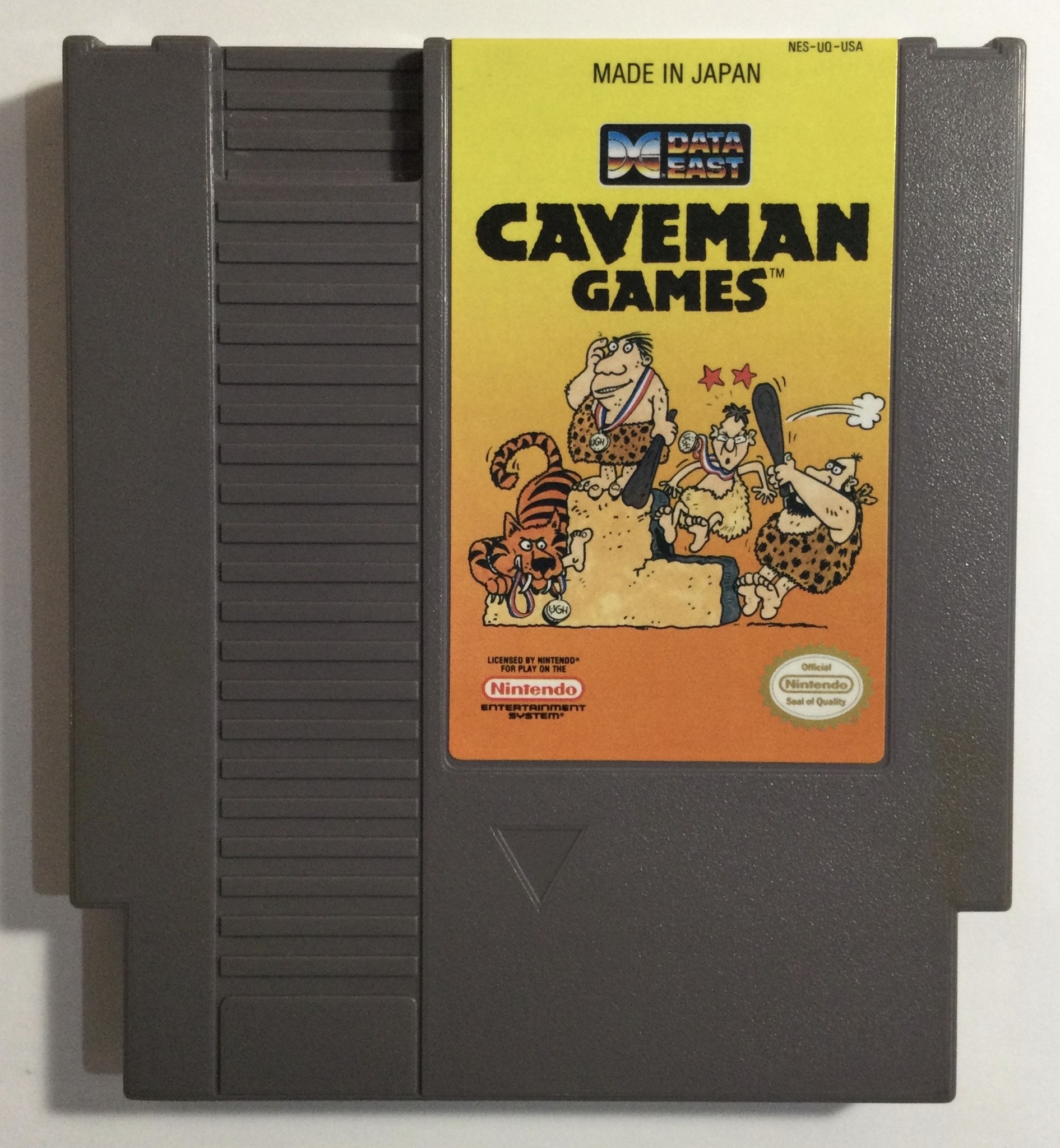 Caveman Games for Nintendo Entertainment system NES Usedgames