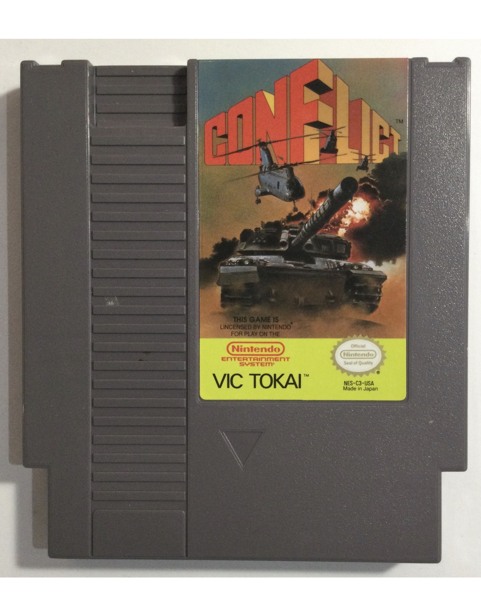VIC TOKAI Conflict for Nintendo Entertainment system (NES)