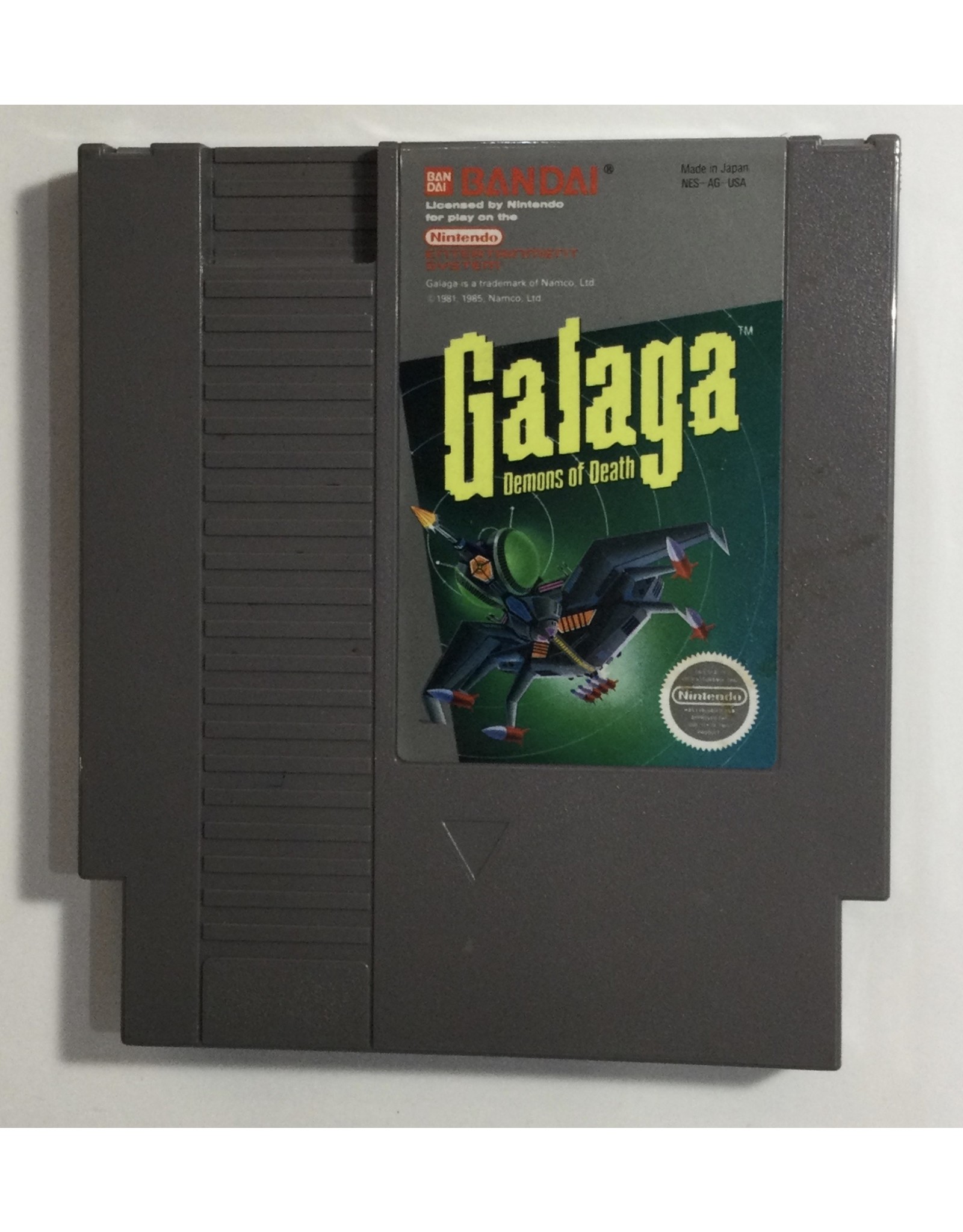 BANDAI Galaga Demons of Death for Nintendo Entertainment system (NES)