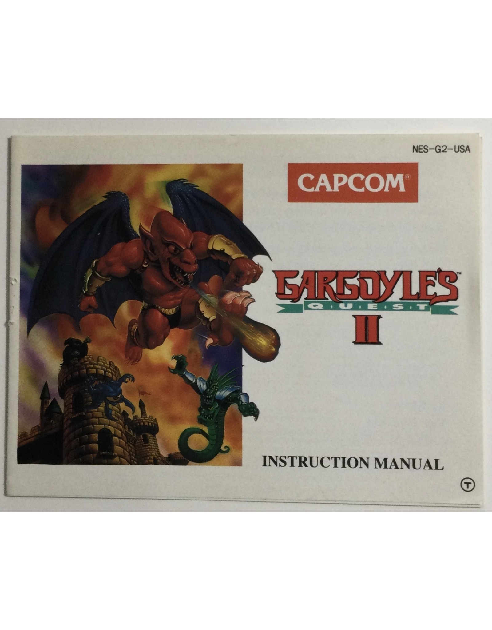 CAPCOM Gargoyles Quest II for Nintendo Entertainment system (NES) - CIB