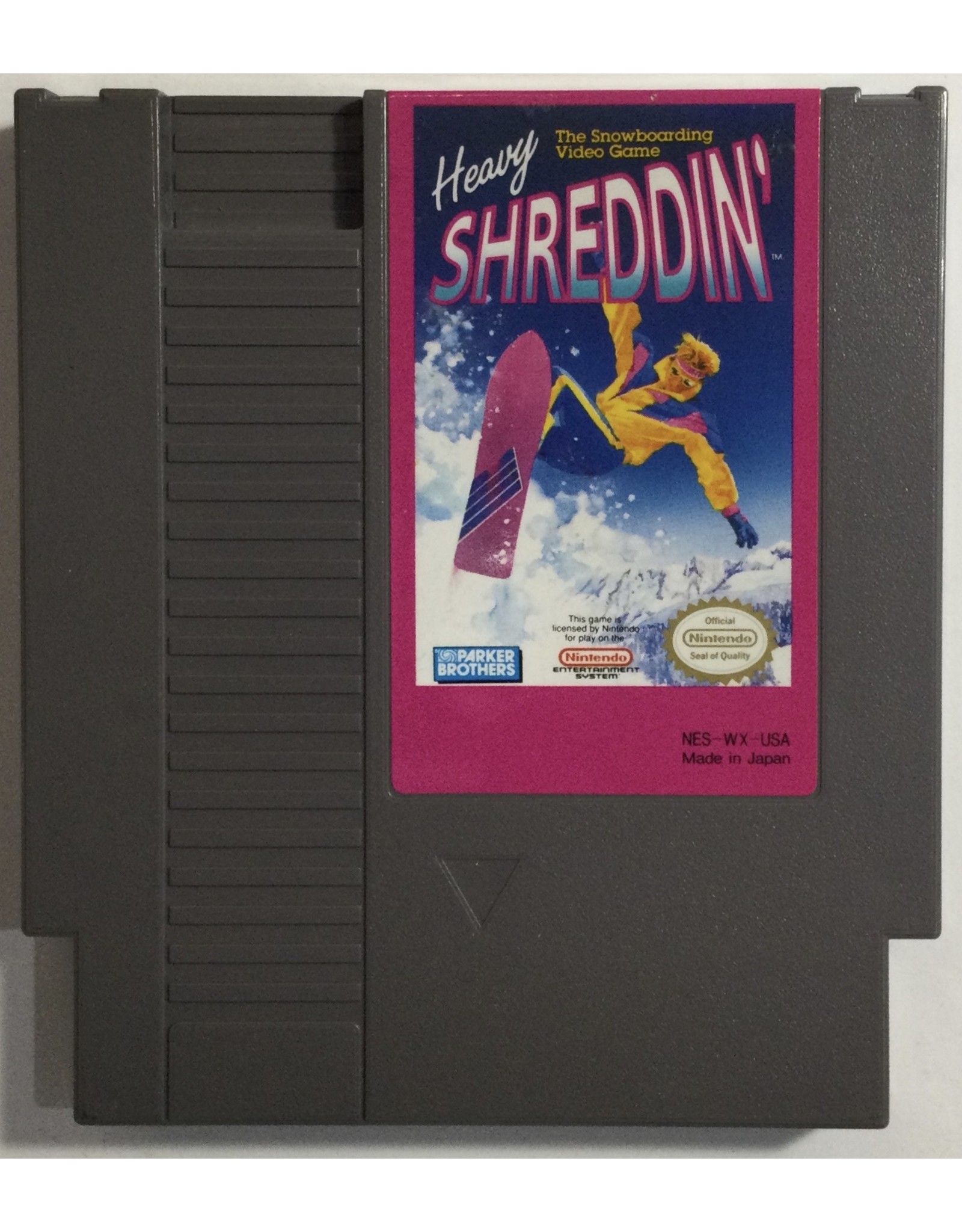PARKER BROTHERS Heavy Shreddin' for Nintendo Entertainment system (NES) - CIB