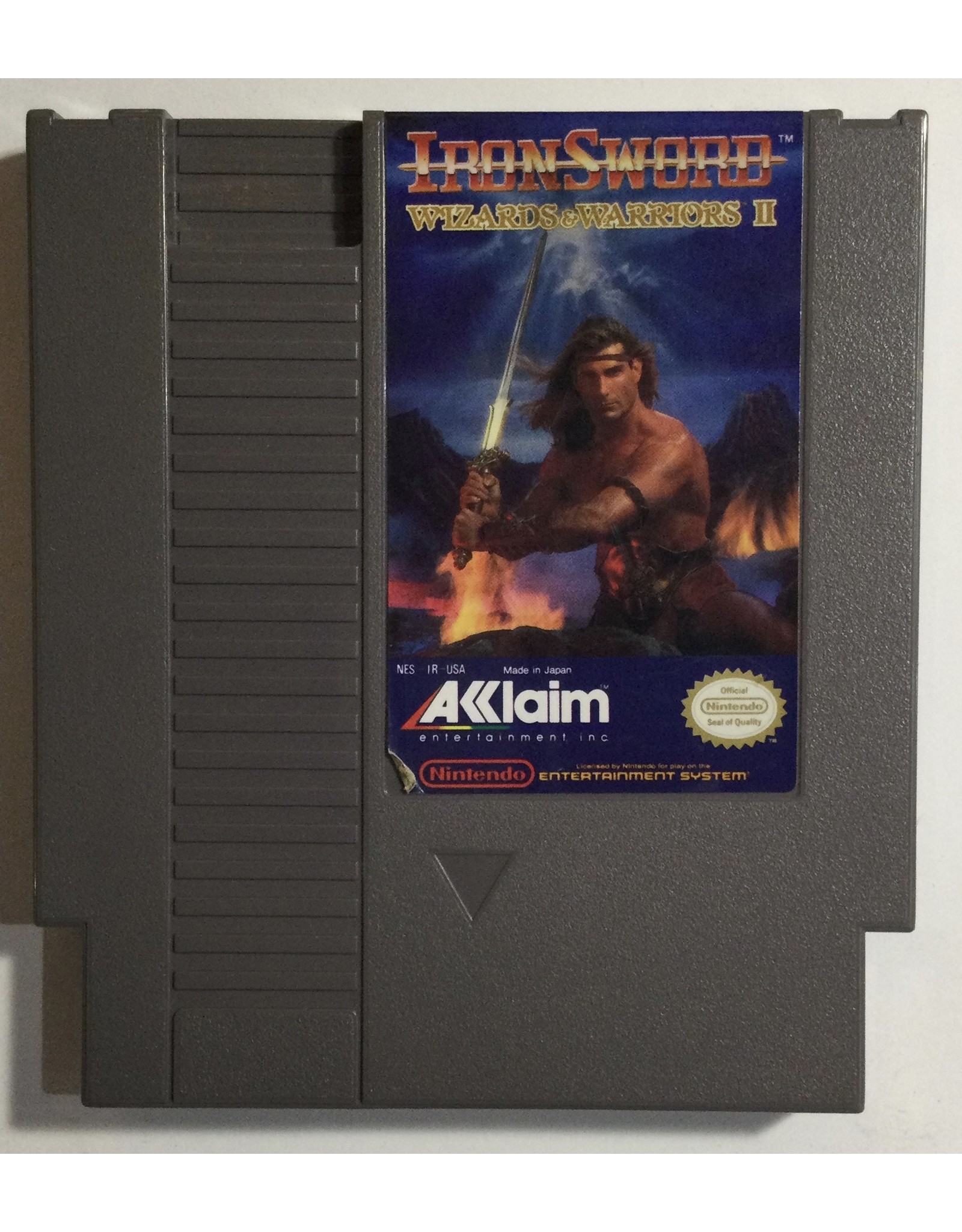 ACCLAIM Iron Sword Wizards and Warriors II for Nintendo Entertainment system (NES)