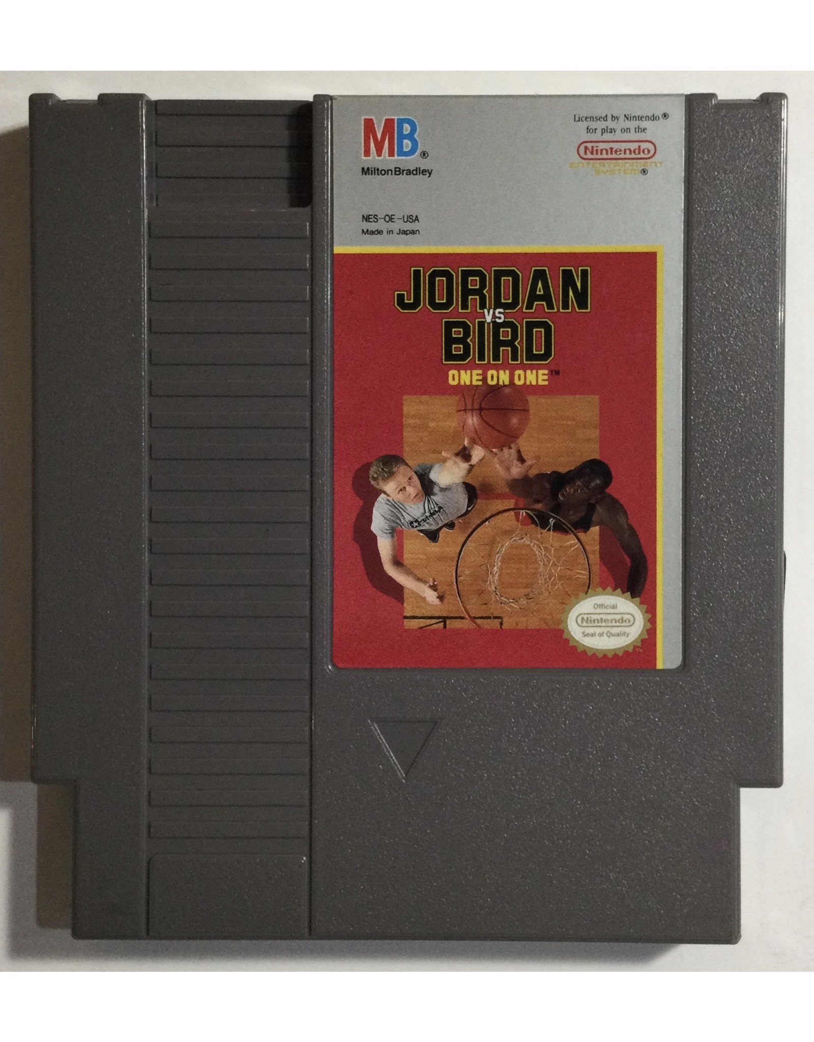 MILTON BRADLEY Jordan vs Bird One on One for Nintendo Entertainment system (NES)