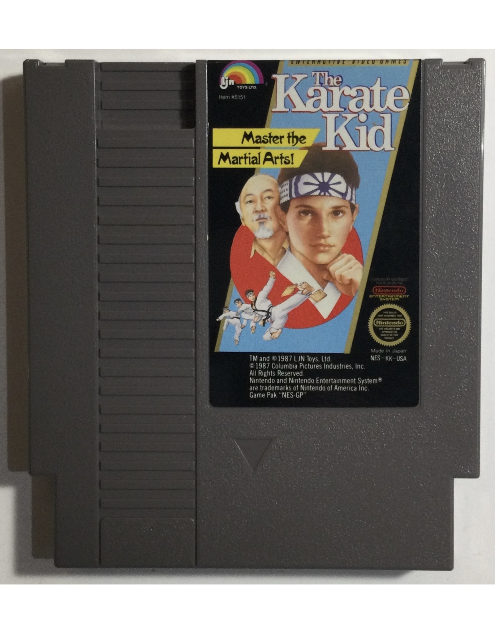 LJN The Karate Kid for Nintendo Entertainment system (NES)