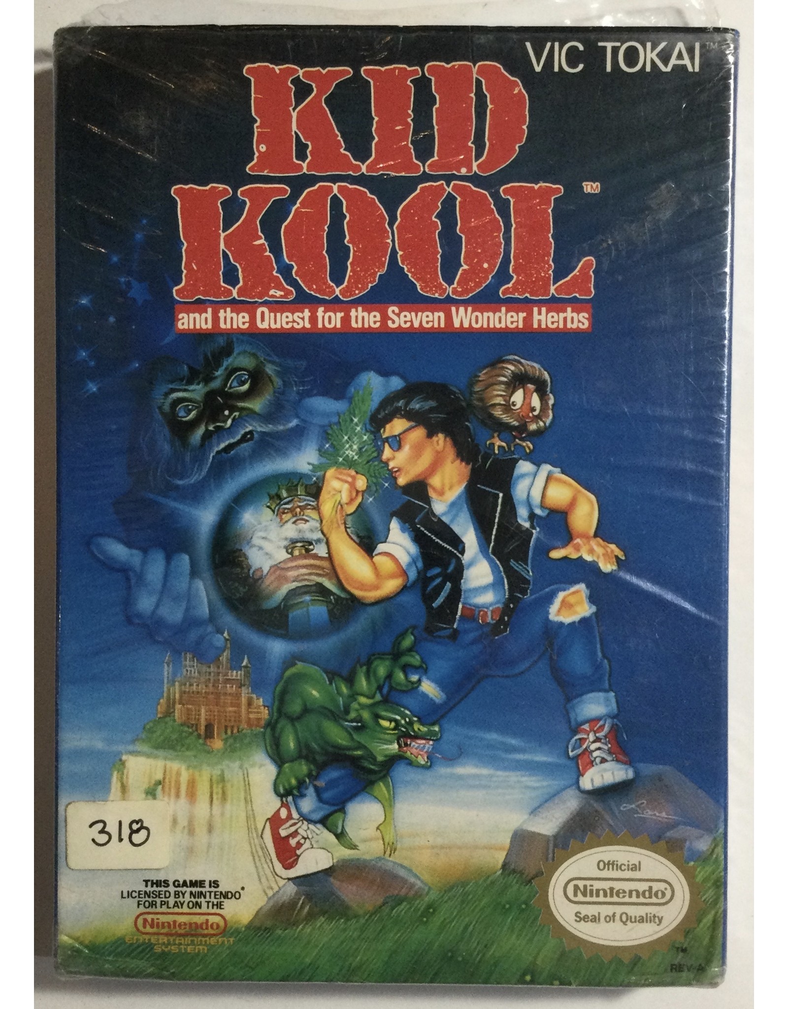 VIC TOKAI Kid Kool and the Quest for the Seven Wonder Herbs for Nintendo Entertainment system (NES)