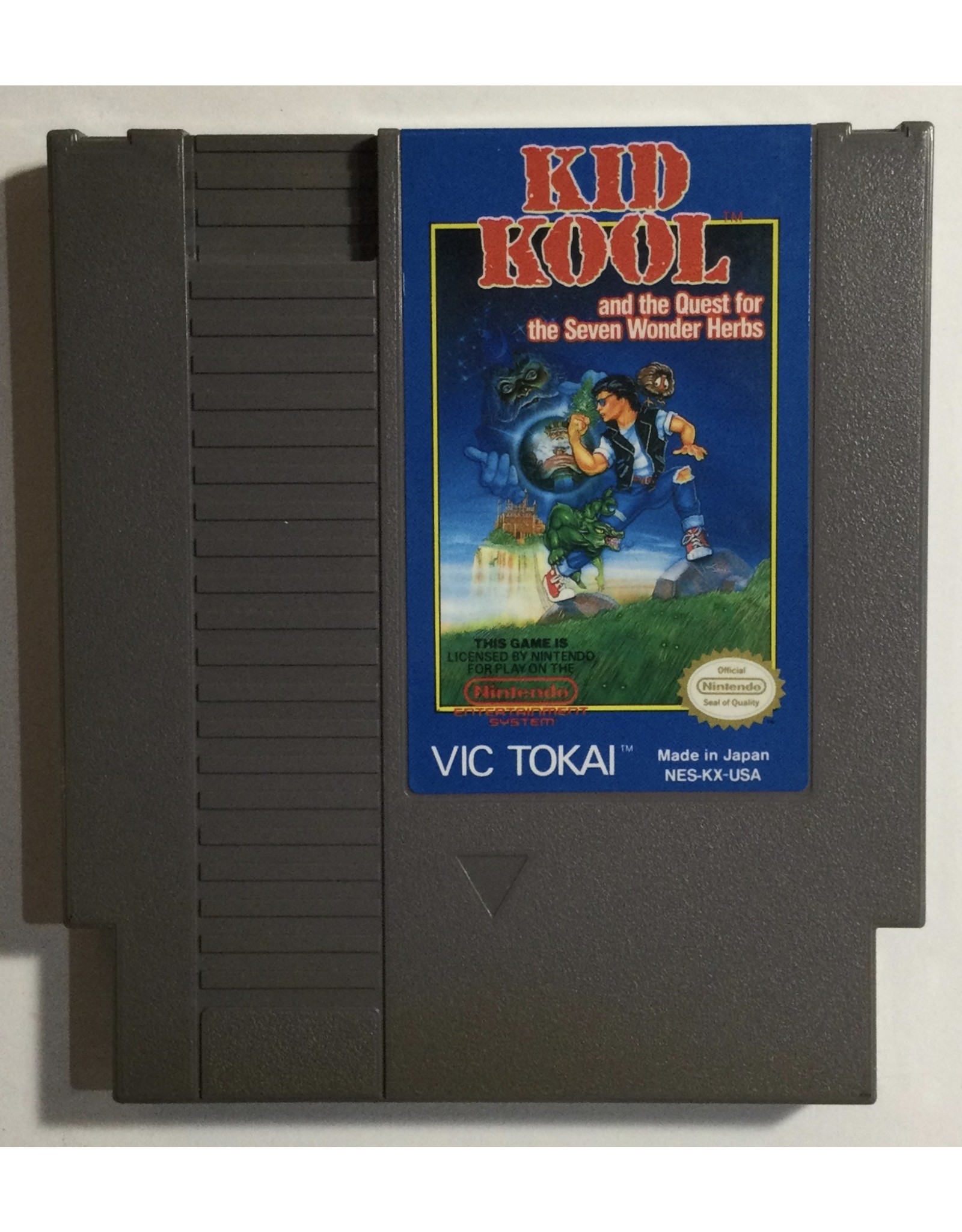 VIC TOKAI Kid Kool and the Quest for the Seven Wonder Herbs for Nintendo Entertainment system (NES)