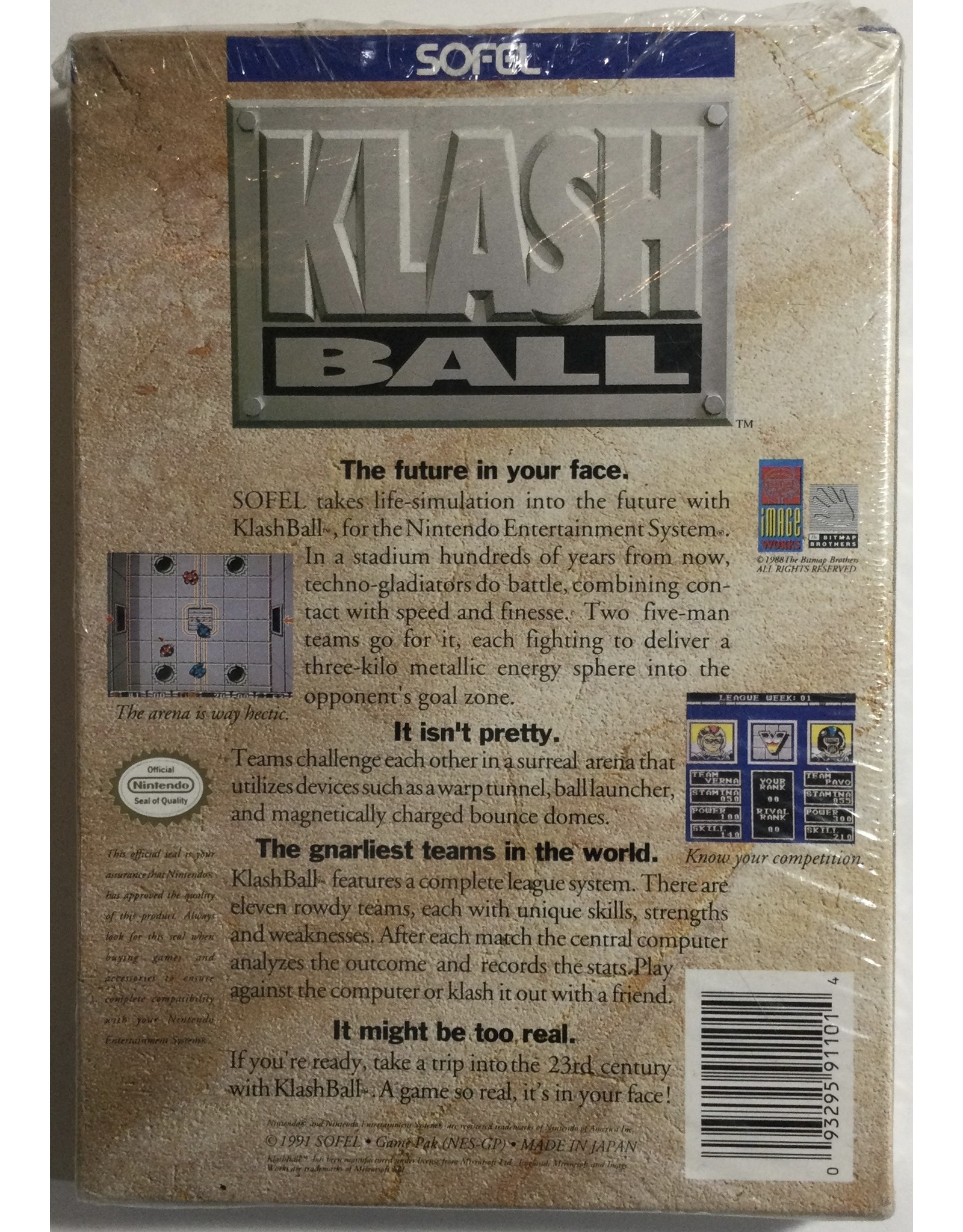 SOFEL Klash Ball for Nintendo Entertainment system (NES)