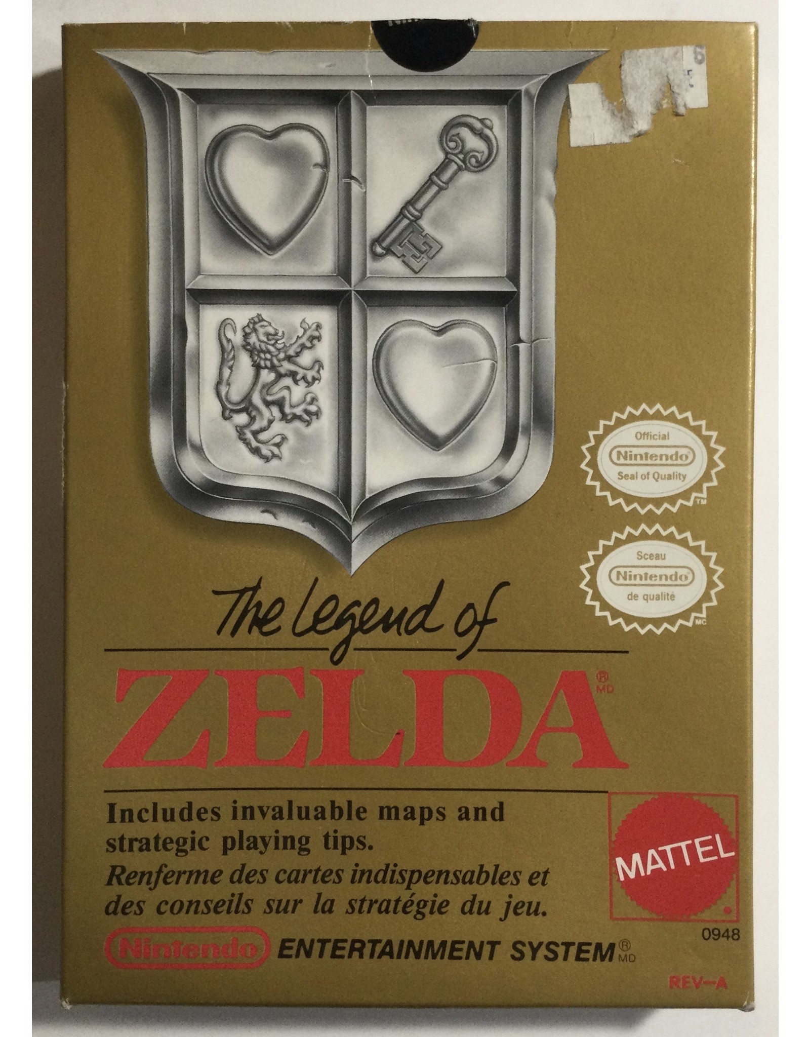 Mattel The Legend of Zelda for Nintendo Entertainment system (NES)