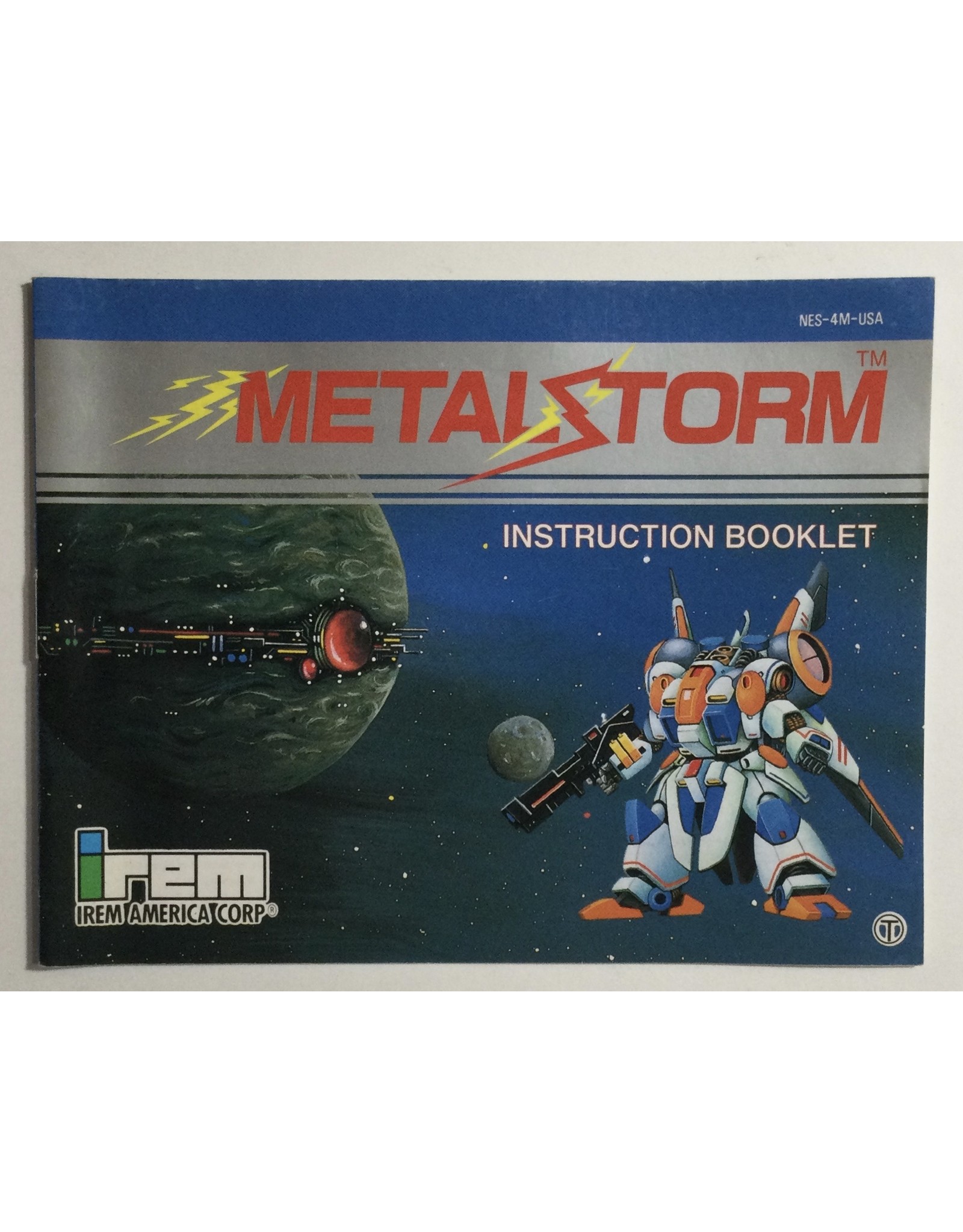 irem Metalstorm for Nintendo Entertainment system (NES)