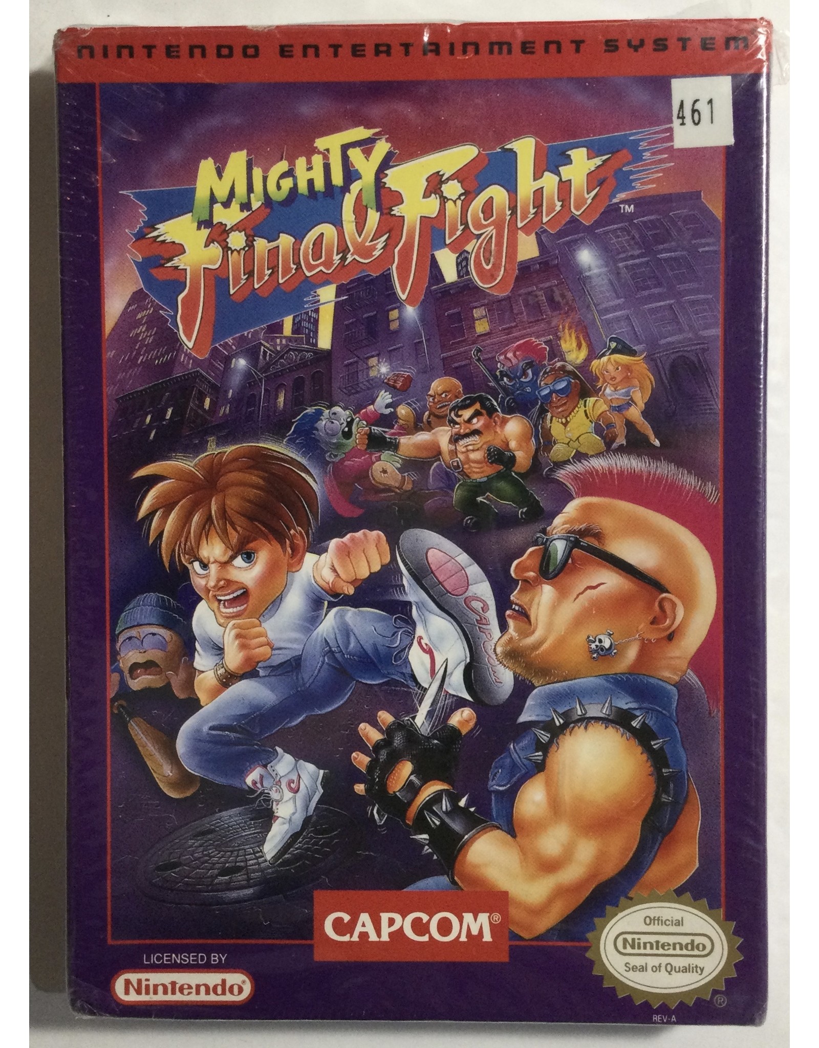 CAPCOM Mighty Final Fight for Nintendo Entertainment system (NES) - CIB