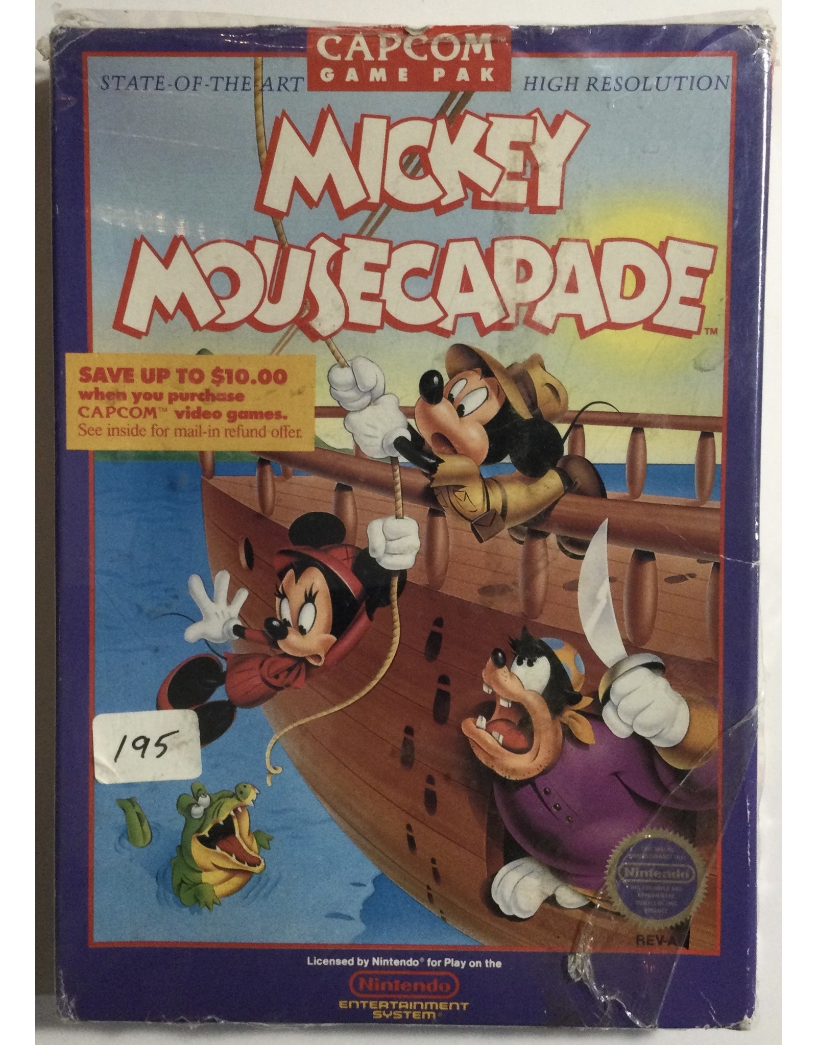 CAPCOM Mickey Mousecapade for Nintendo Entertainment system (NES)