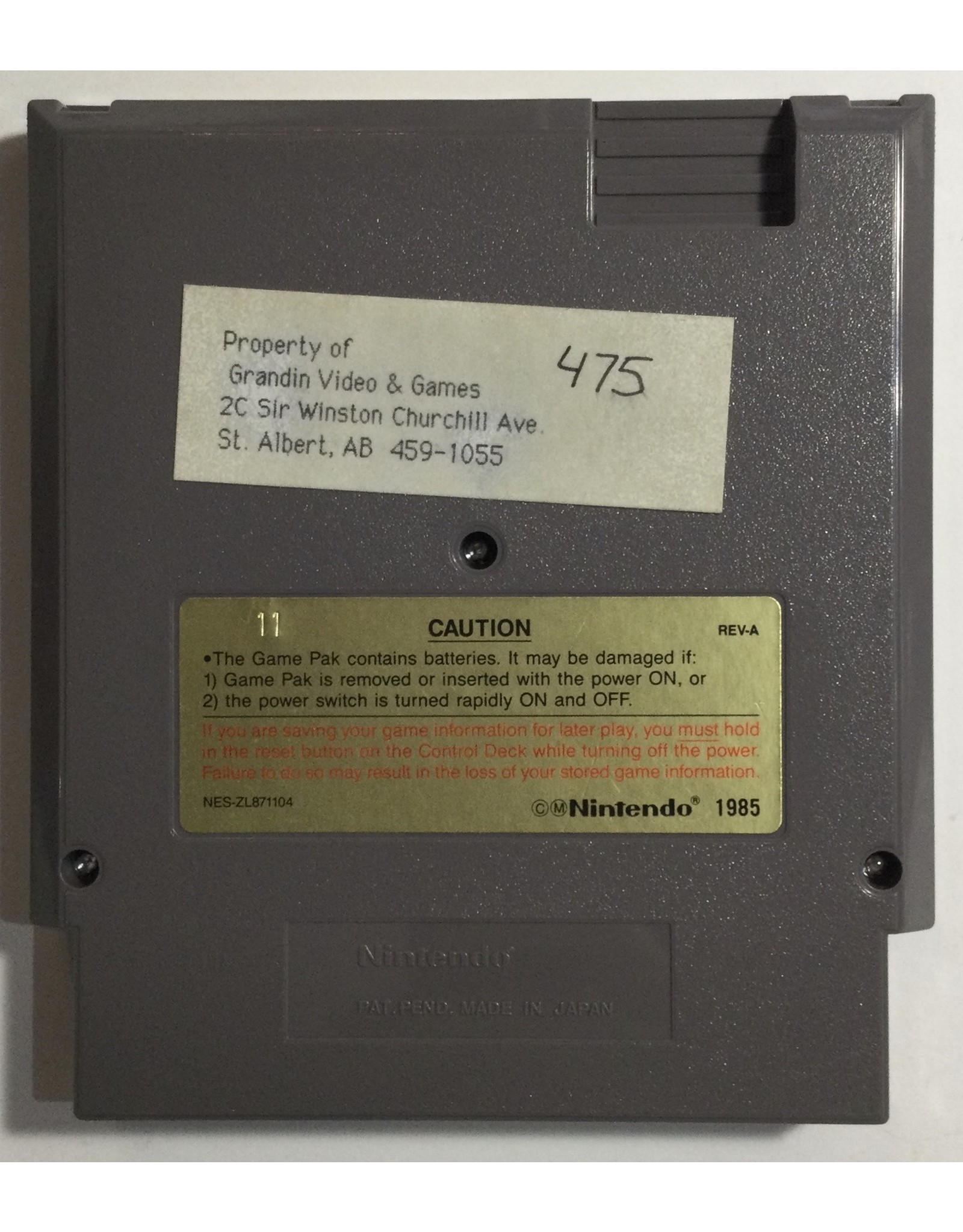 KOEI Nobunga's Ambition II for Nintendo Entertainment System (NES)