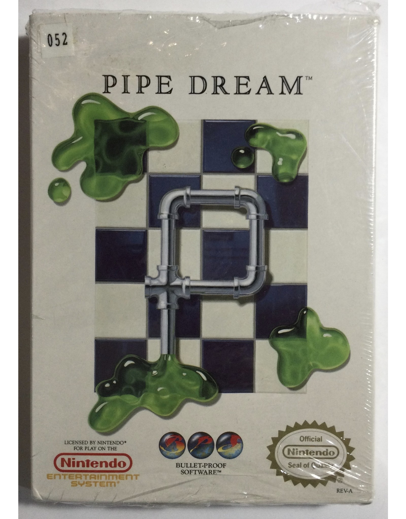 BULLET PROOF SOFTWARE Pipe Dream for Nintendo Entertainment System (NES)