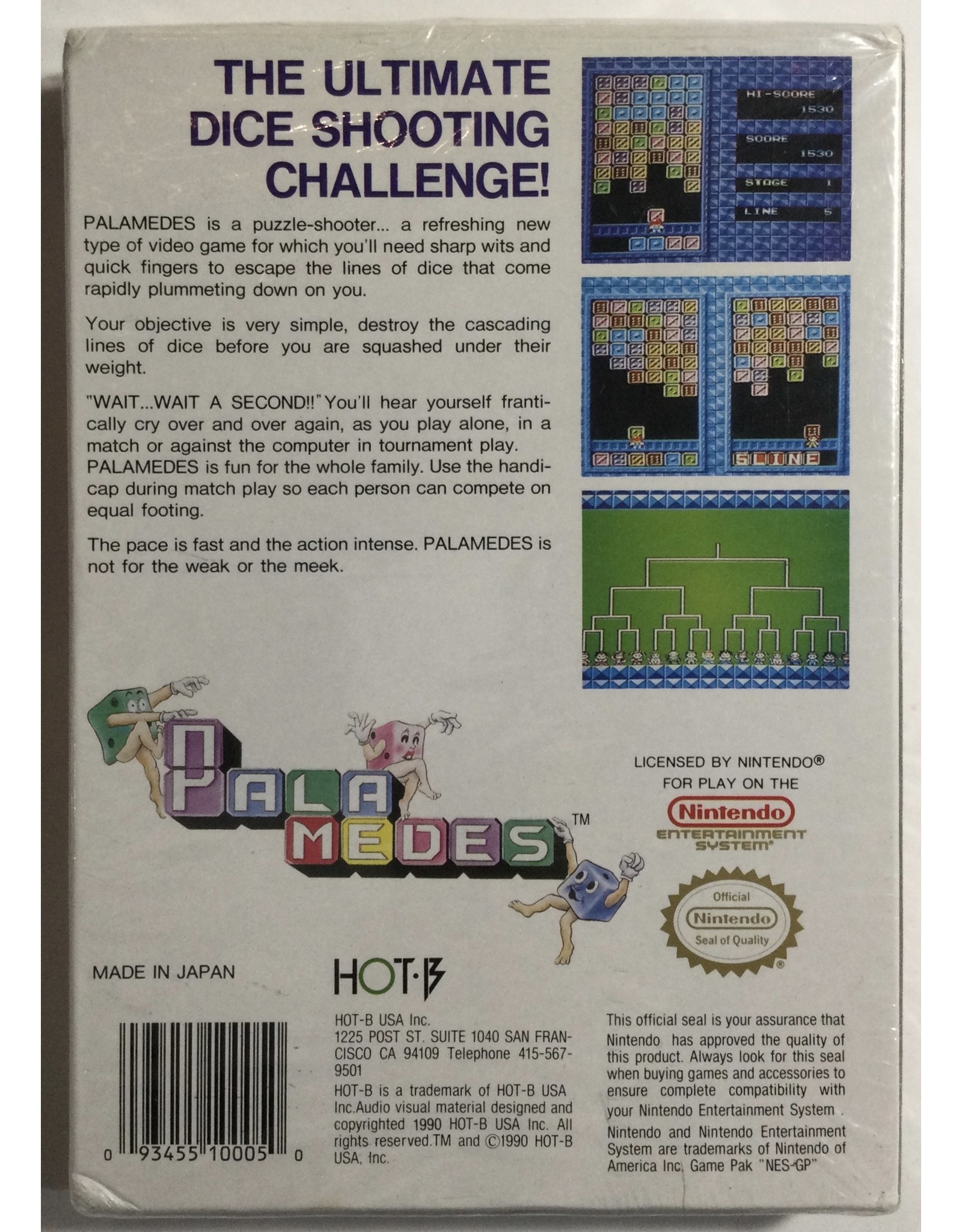 HOTB Palamedes for Nintendo Entertainment System (NES)