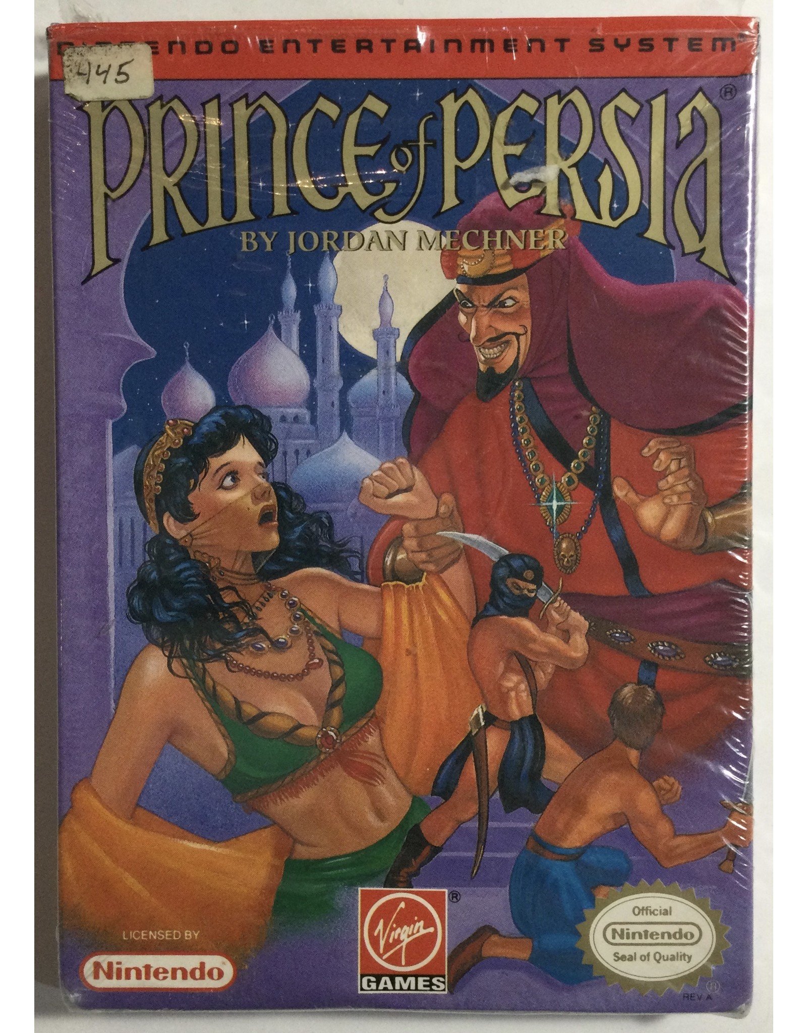 VIRGIN GAMES Prince of Persia for Nintendo Entertainment System (NES)