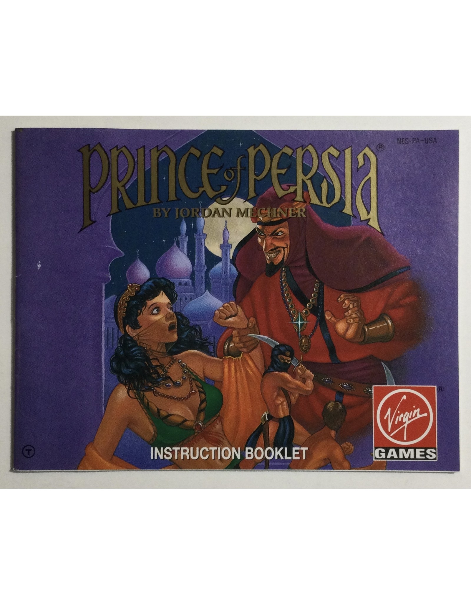 VIRGIN GAMES Prince of Persia for Nintendo Entertainment System (NES)