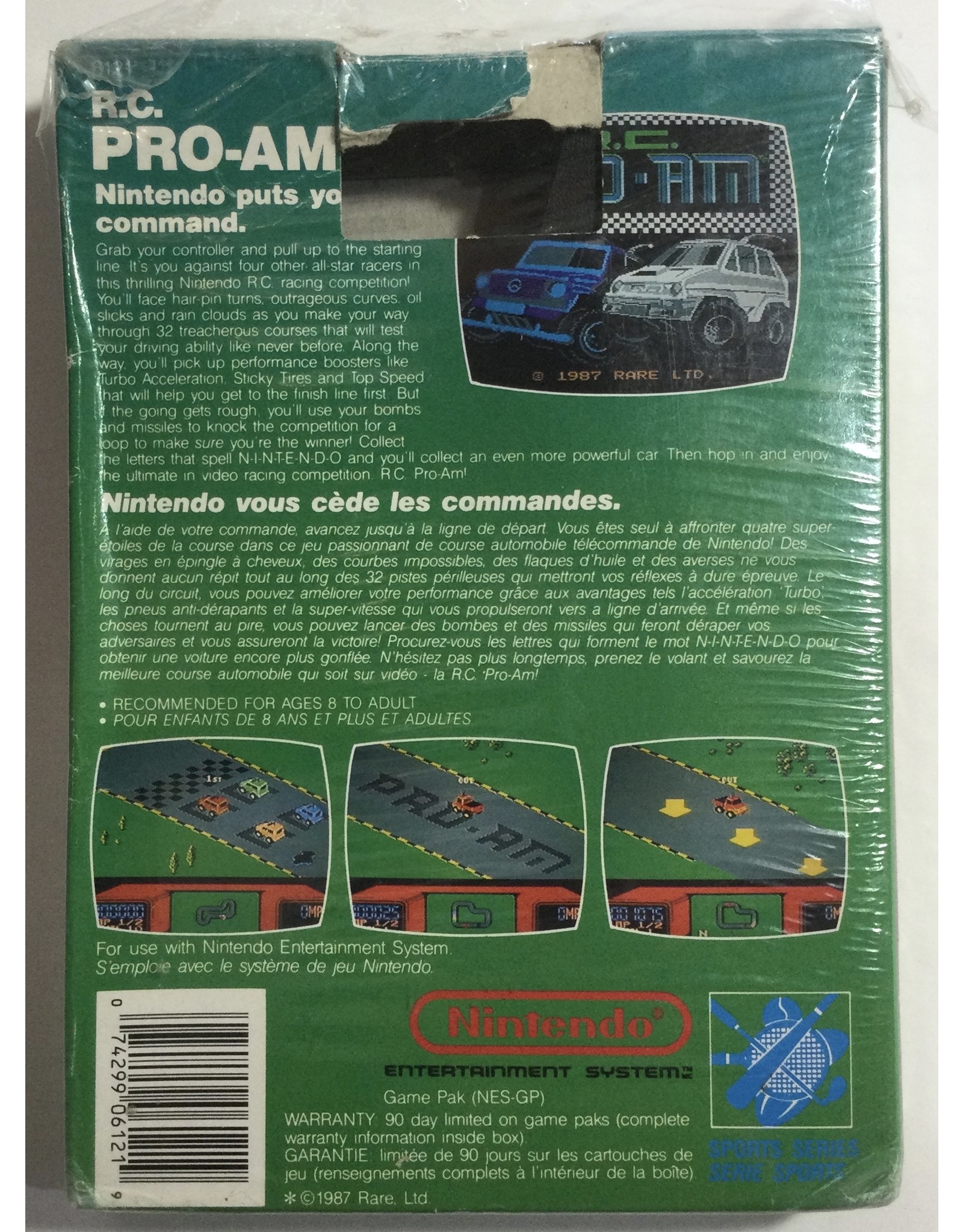 Mattel R.C. Pro-Am for Nintendo Entertainment System (NES)