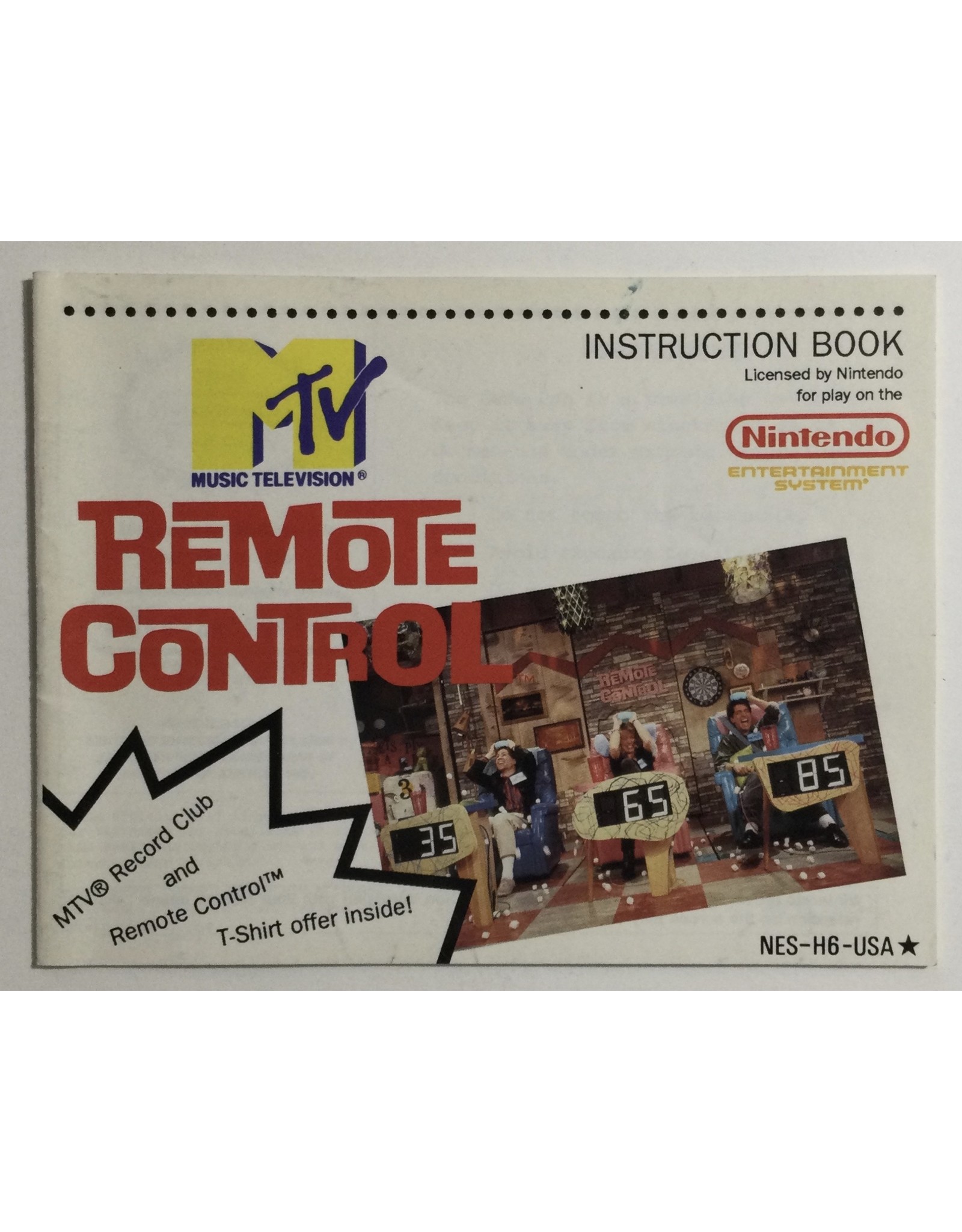 HI TECH EXPRESSIONS MTV Remote Control for Nintendo Entertainment System (NES)