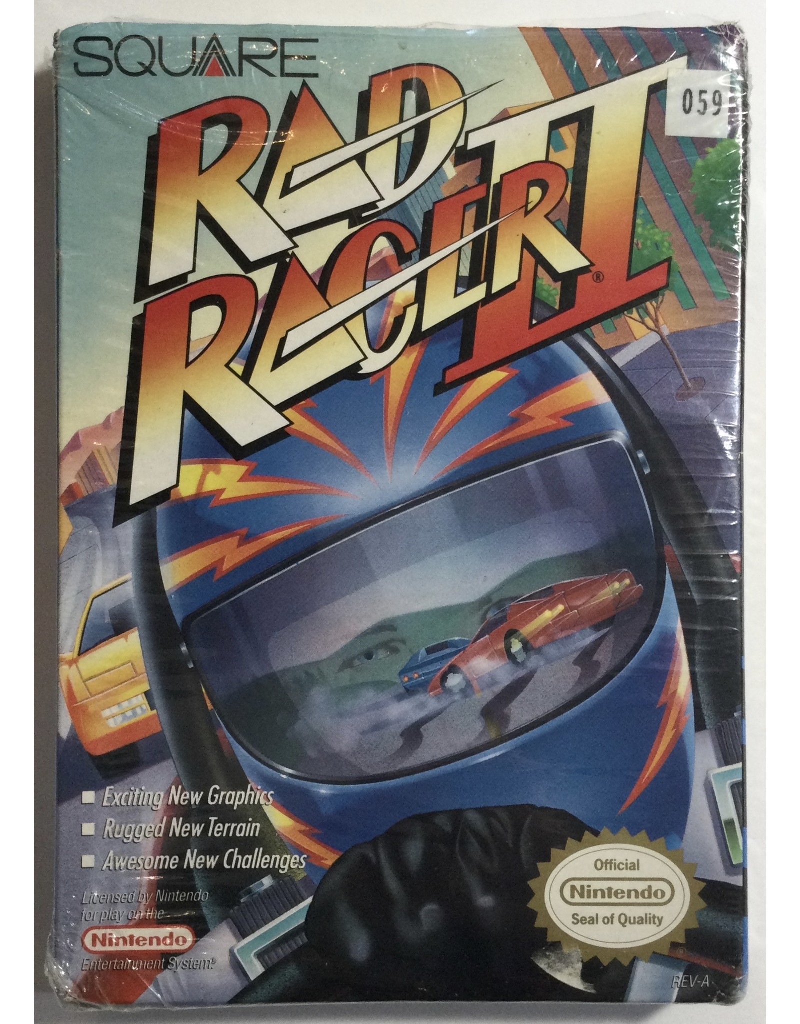 SQUARE Rad Racer II for Nintendo Entertainment System (NES)