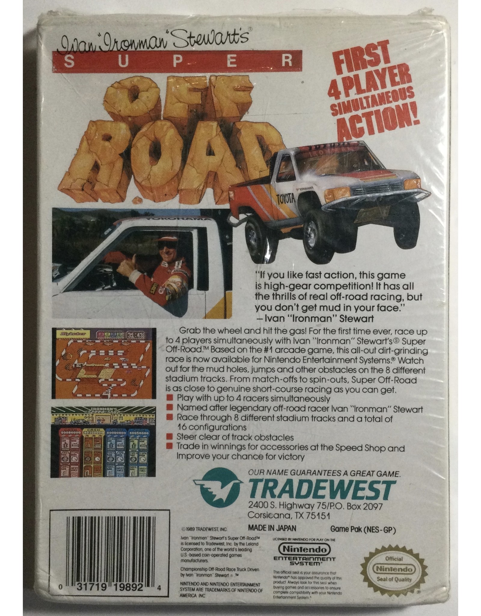 TRADEWEST Super Off Road for Nintendo Entertainment System (NES)