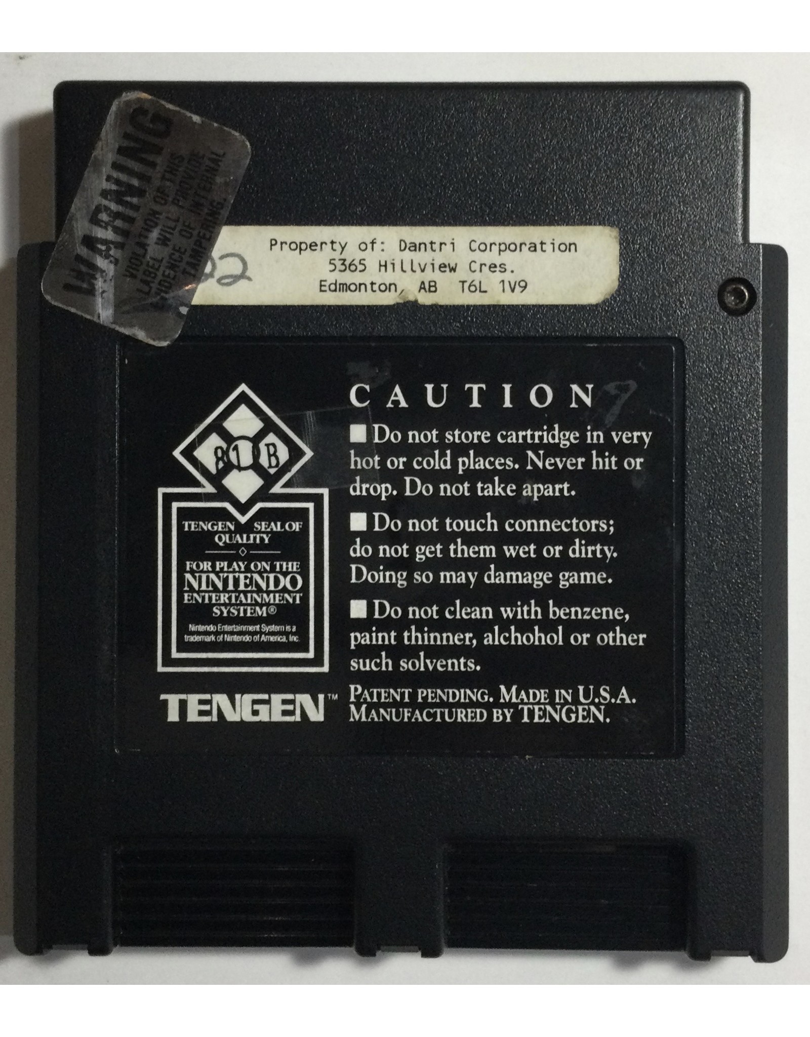 Mattel Tetris for Nintendo Entertainment System (NES)