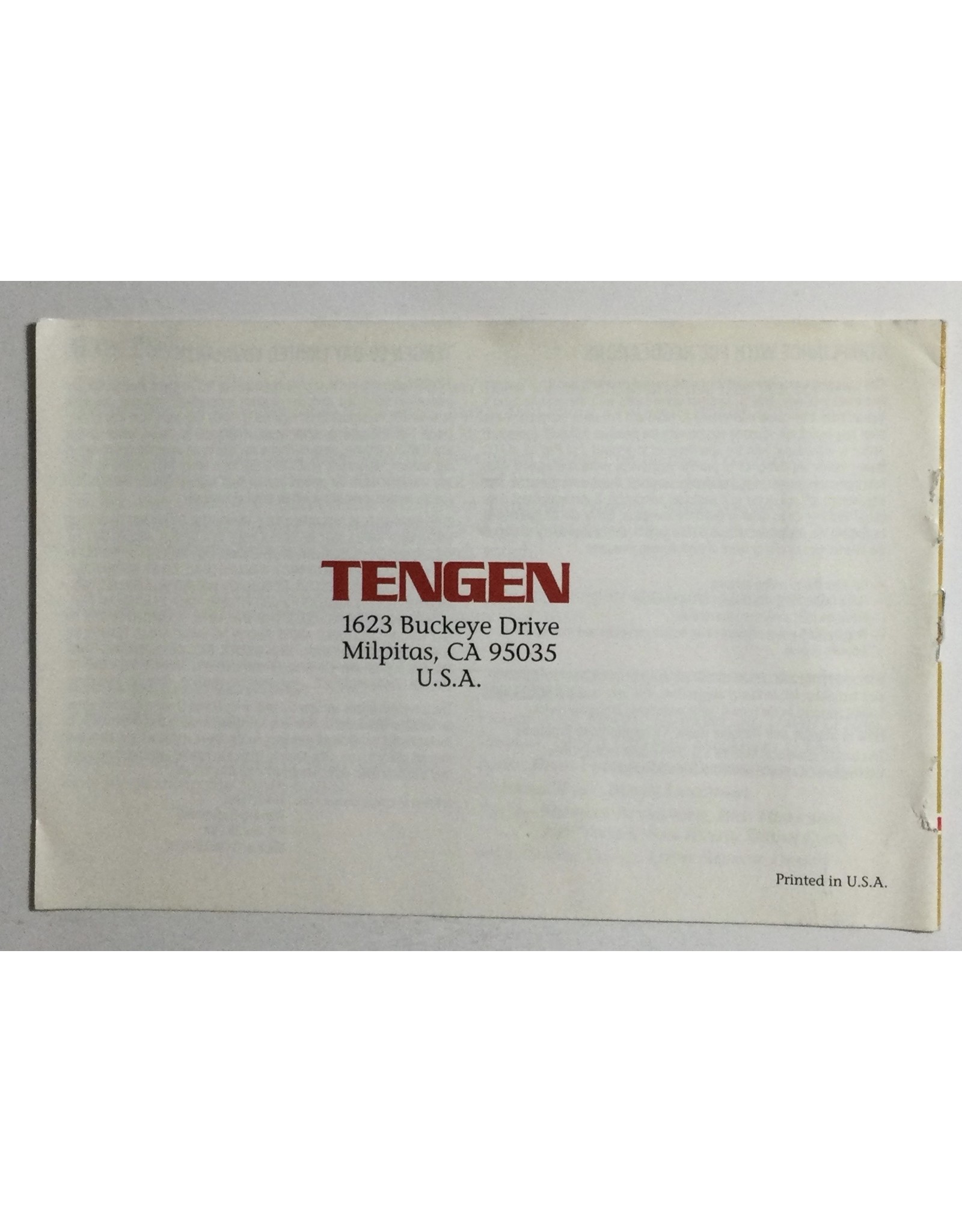 TENGEN Toobin' for Nintendo Entertainment System (NES) - CIB