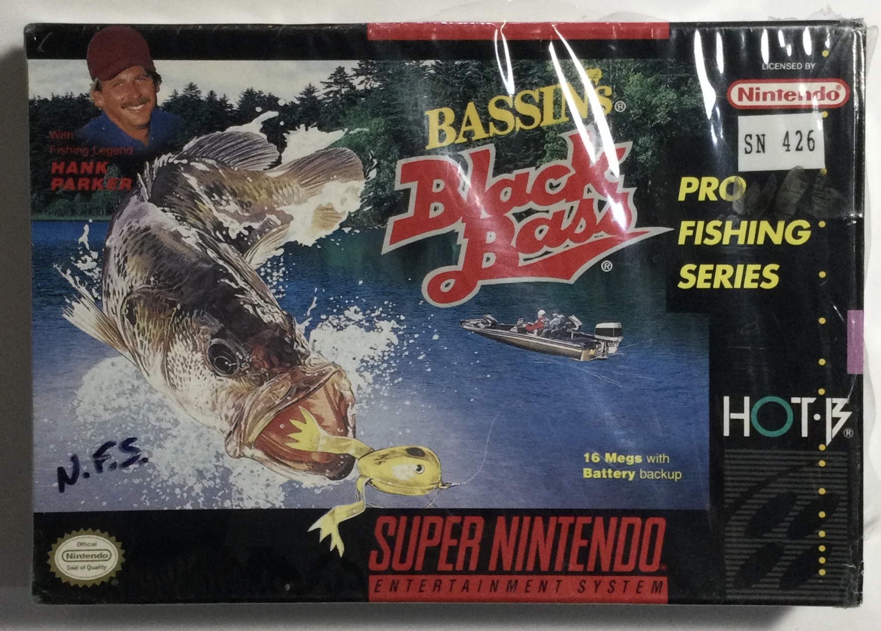 Bassin's Black Bass for Super Nintendo Entertainment System (SNES