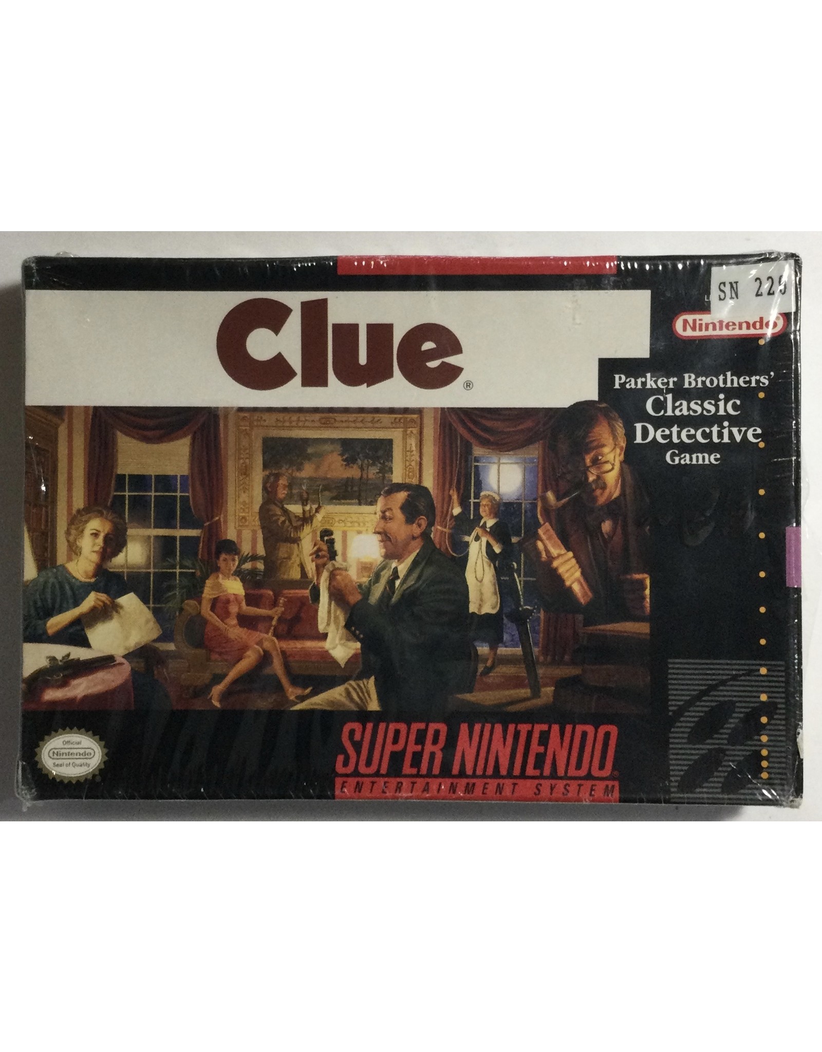 PARKER BROTHERS Clue for Super Nintendo Entertainment System (SNES) - CIB