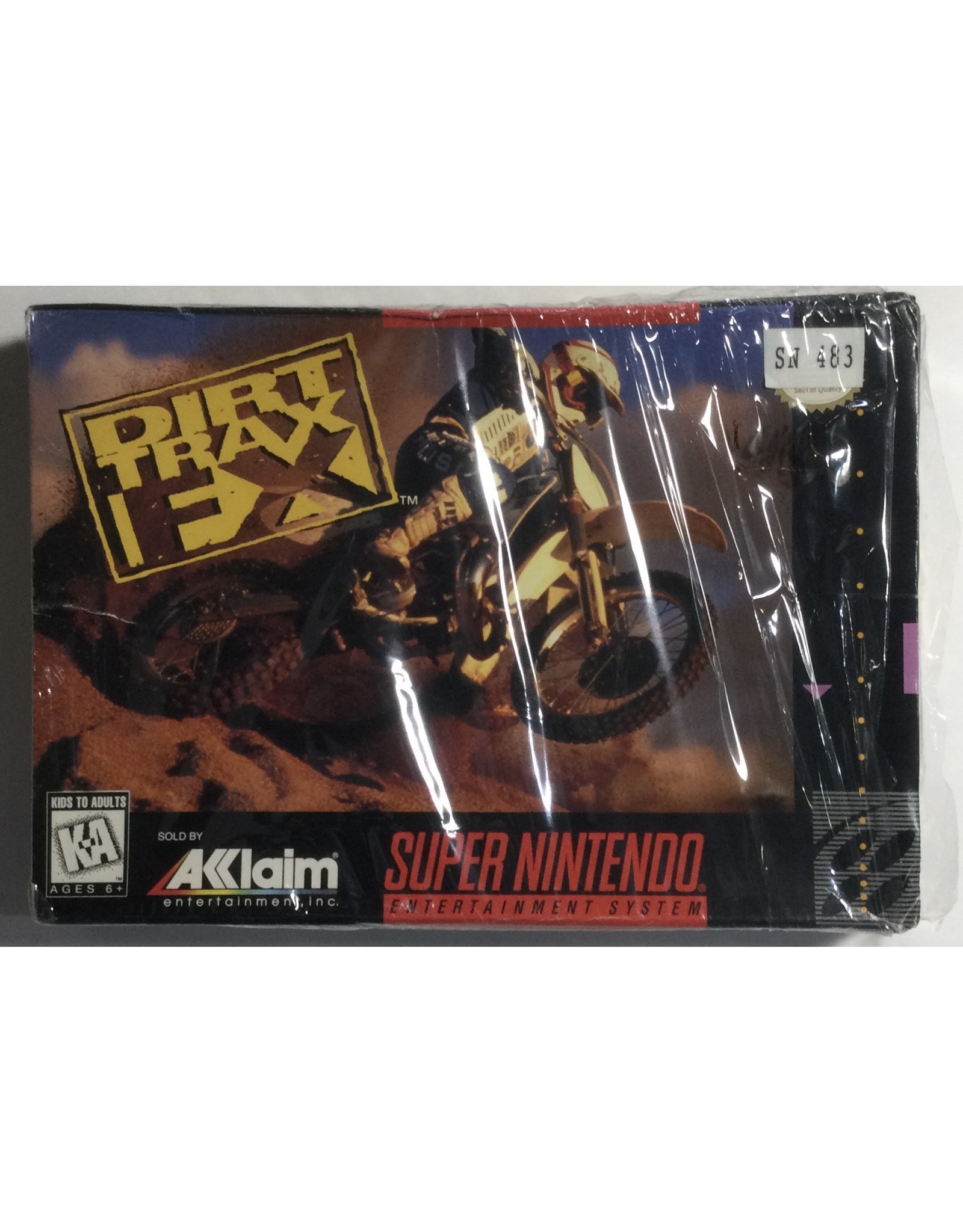 ACCLAIM Dirt Trax FX for Super Nintendo Entertainment System (SNES)- CIB