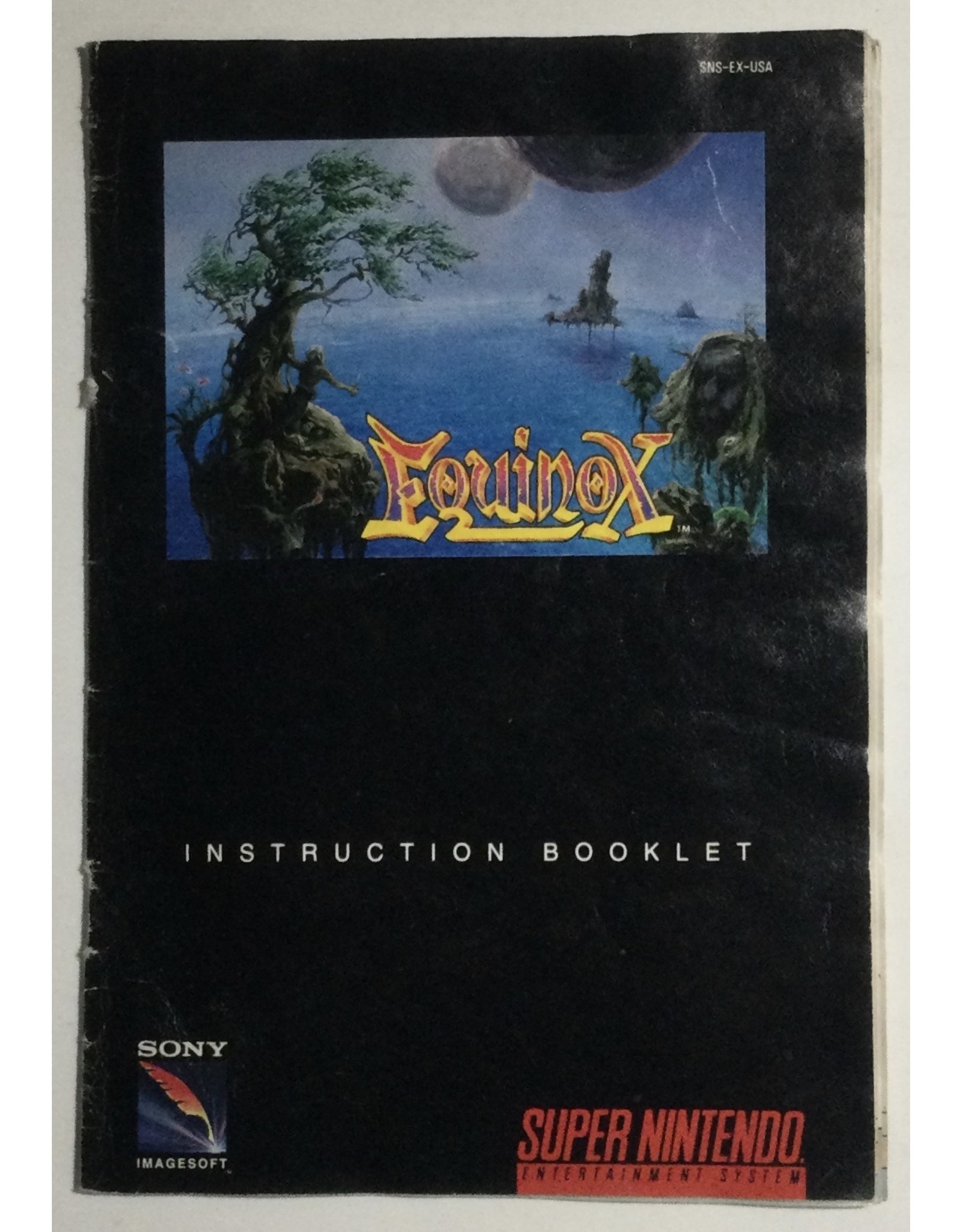 SONY IMAGESOFT Equinox for Super Nintendo Entertainment System (SNES)