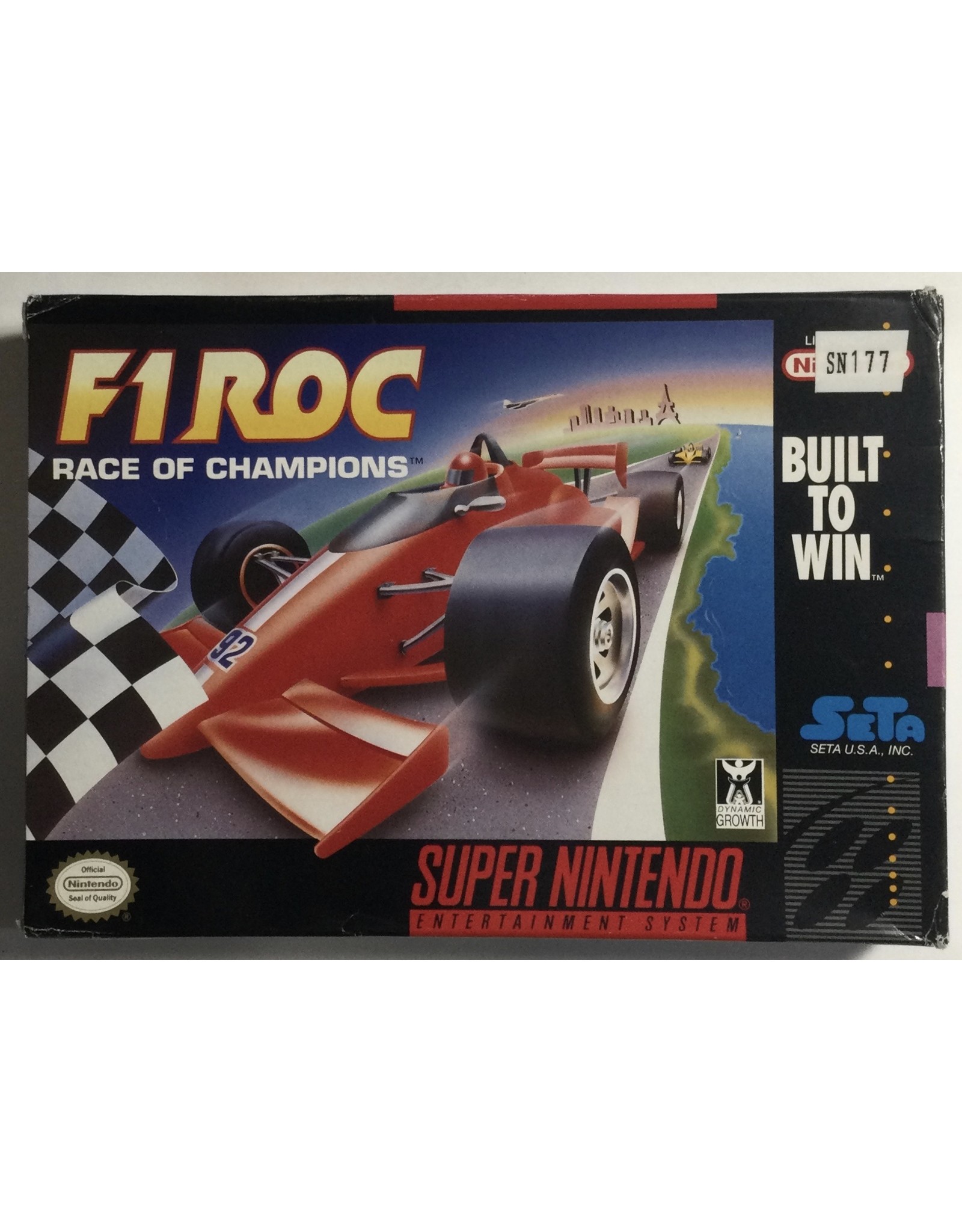 SETA F1 ROC Race of Champions for Super Nintendo Entertainment System (SNES)