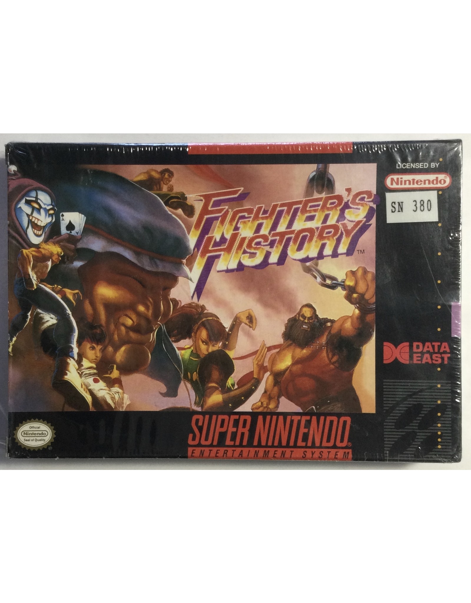 DATA EAST Fighter's History for Super Nintendo Entertainment System (SNES) - CIB