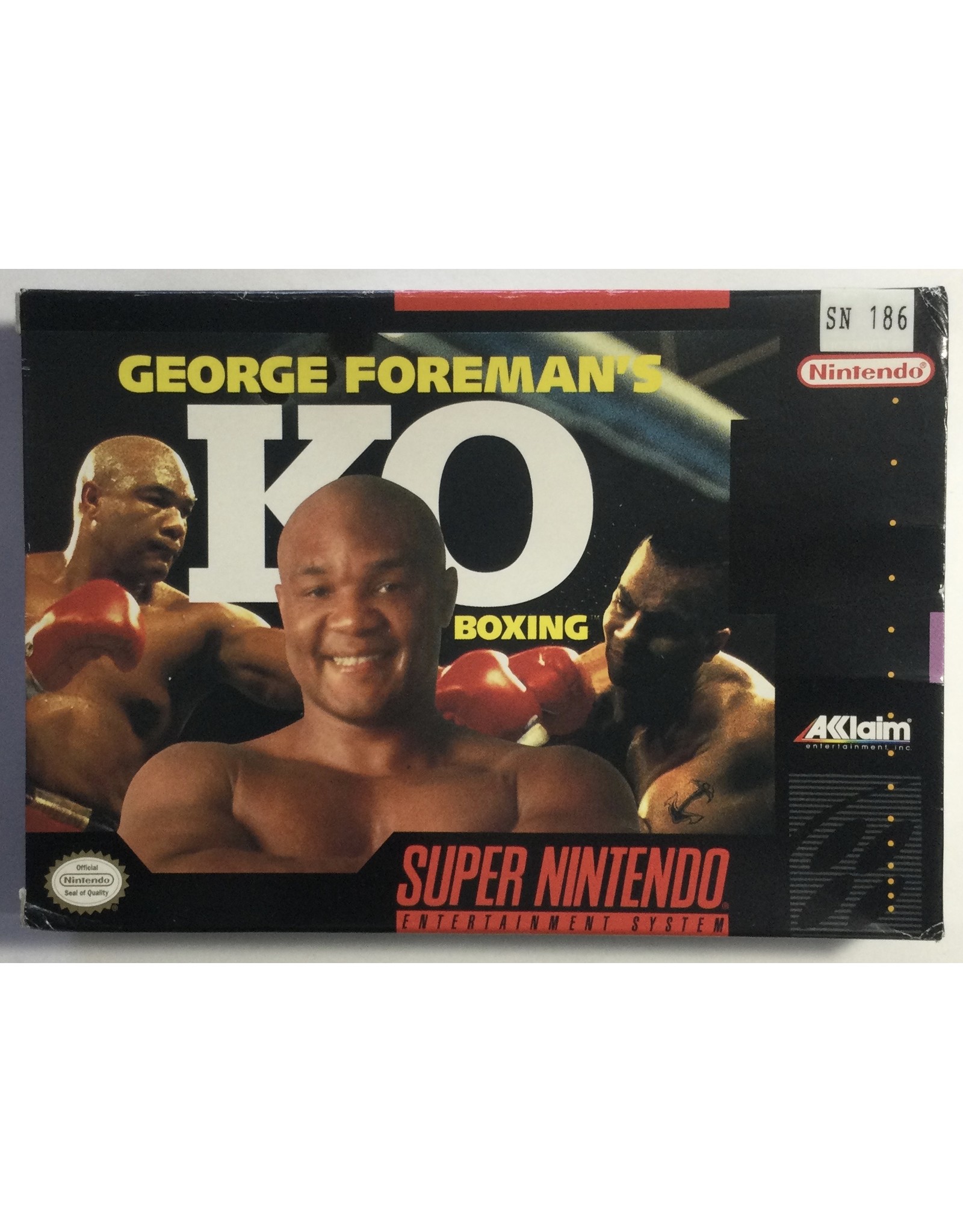 ACCLAIM George Foreman's KO Boxing for Super Nintendo Entertainment System (SNES)