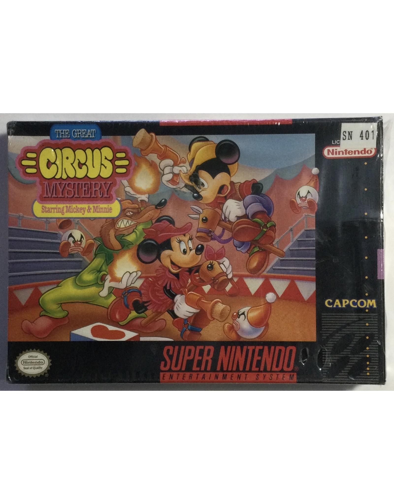 CAPCOM The Great Circus Mystery for Super Nintendo Entertainment System (SNES) - CIB