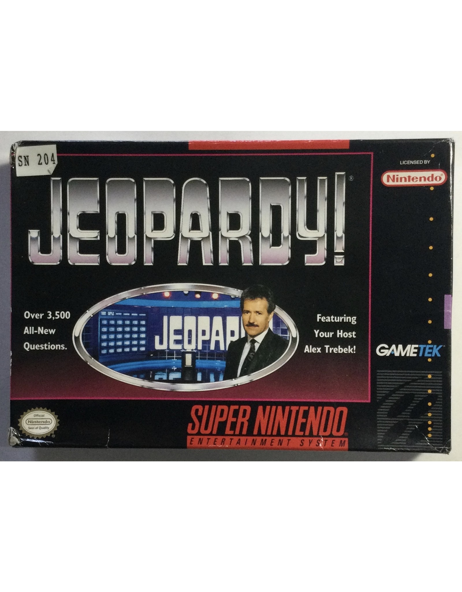 GAMETEK Jeopardy! for Super Nintendo Entertainment System (SNES) - CIB